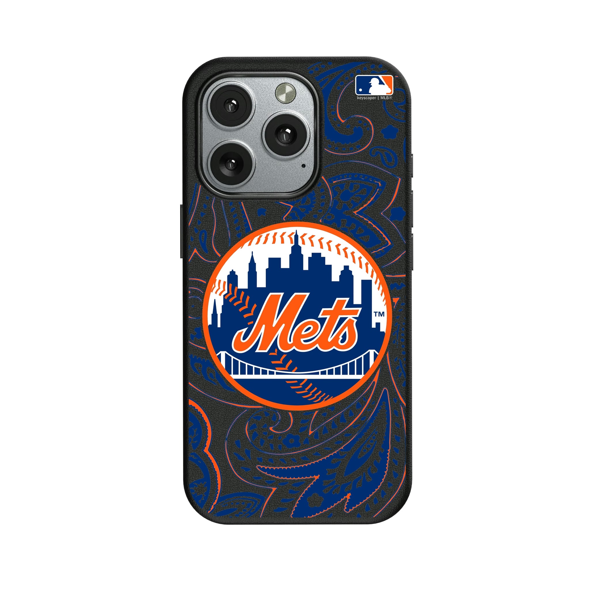 New York Mets Paisley iPhone MagSafe Compatible Phone Case for Apple iPhone