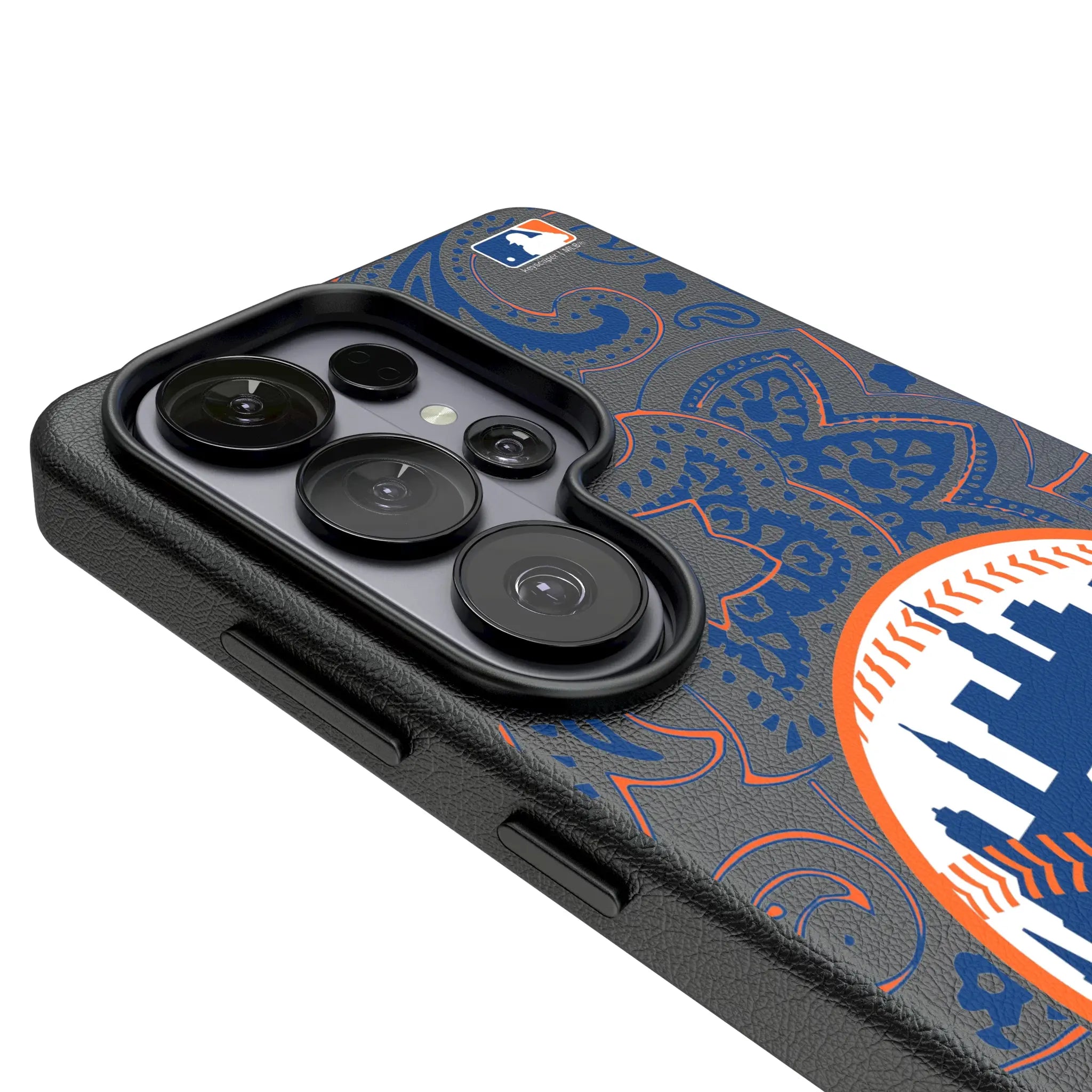 New York Mets Paisley Galaxy MagSafe Compatible Phone Case for Samsung Galaxy - Detail#Device_Galaxy S26 Ultra