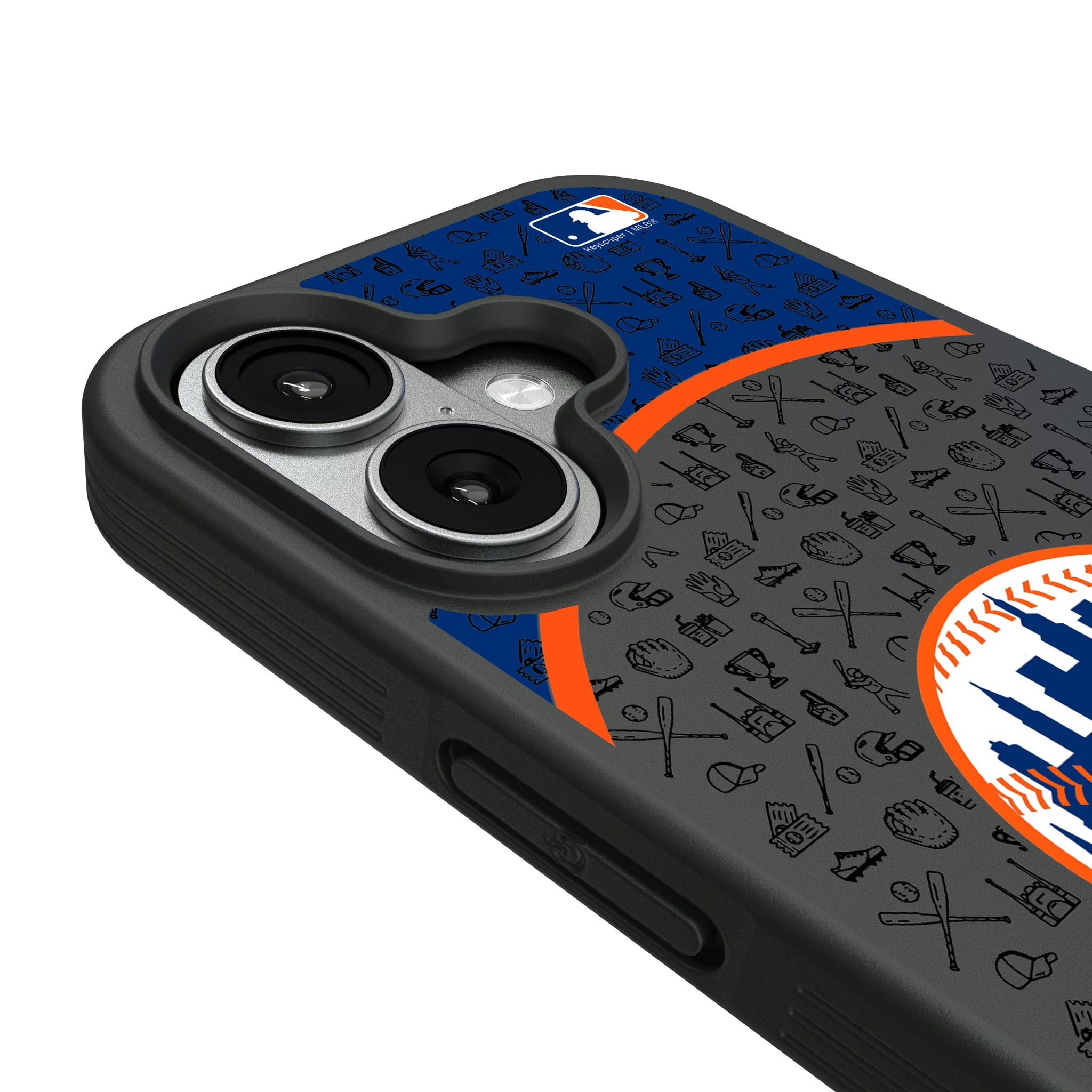 New York Mets Personalized Circle iPhone Bump Phone Case for Apple iPhone - Detail#Device_iPhone 17