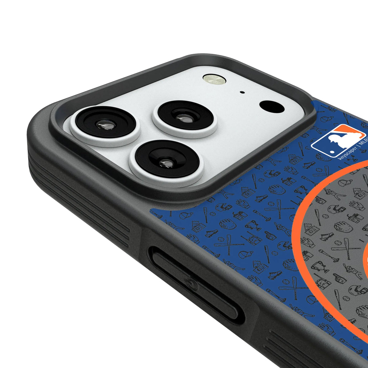 New York Mets Personalized Circle iPhone Bump Phone Case for Apple iPhone - Detail#Device_iPhone 18 Pro