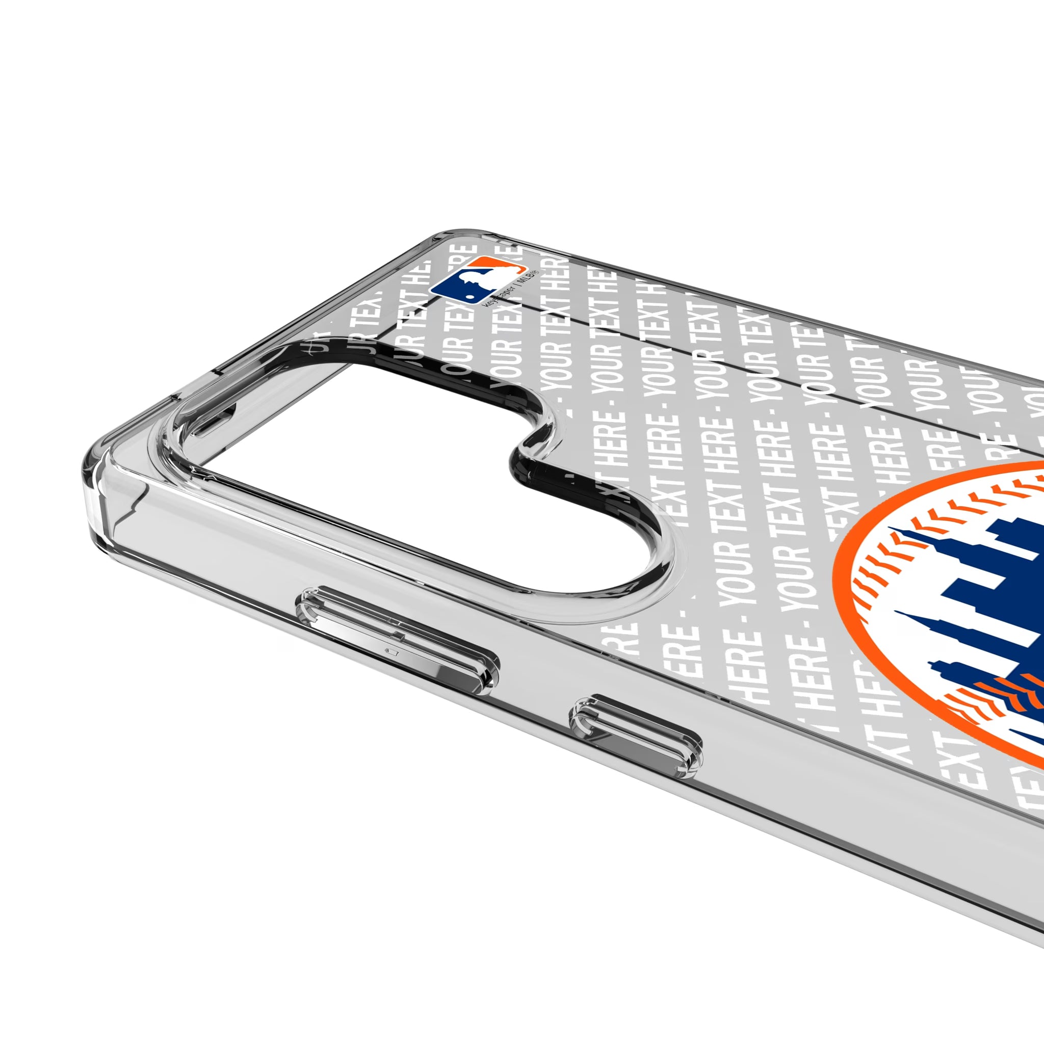 New York Mets Personalized EndZone Plus Galaxy Clear Phone Case for Samsung Galaxy - Detail