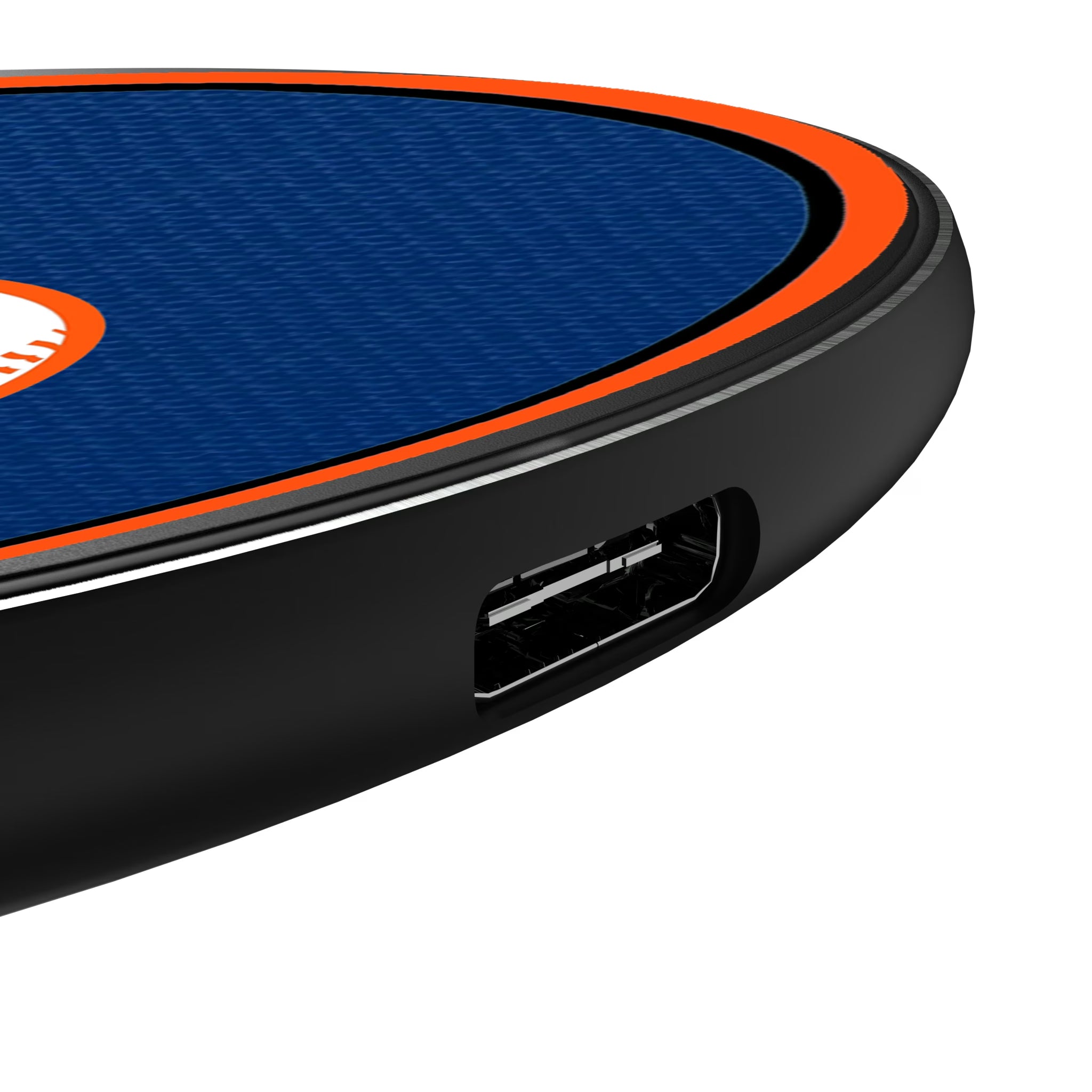 New York Mets Personalized Endzone Solid 15-Watt Wireless Charger - Detail