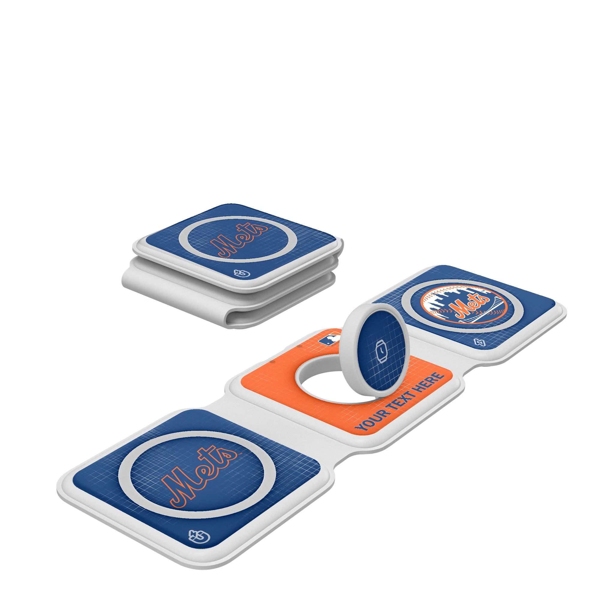 New York Mets Personalized Hatch Foldable 3 in 1 Charger