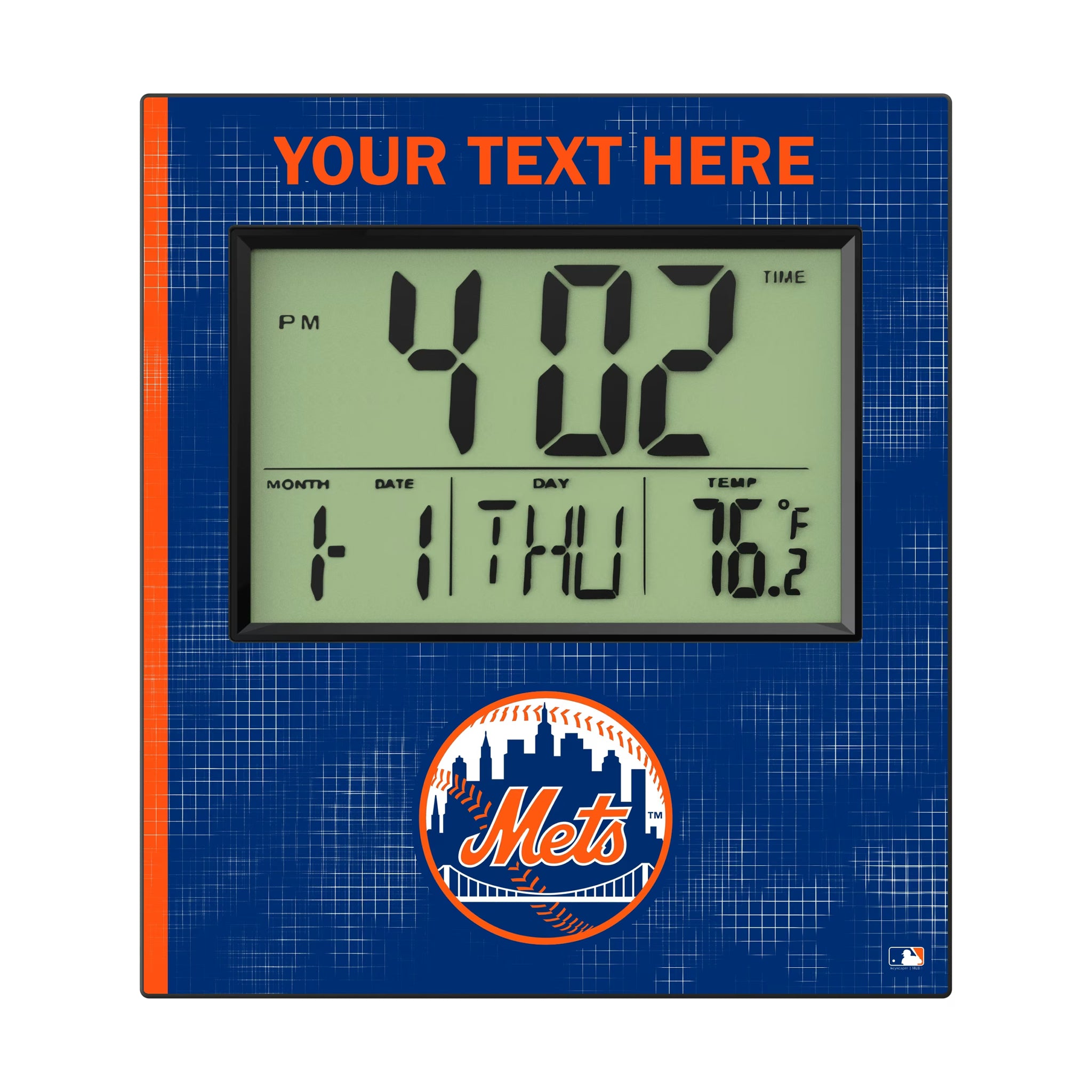 New York Mets Personalized Hatch Wall Clock