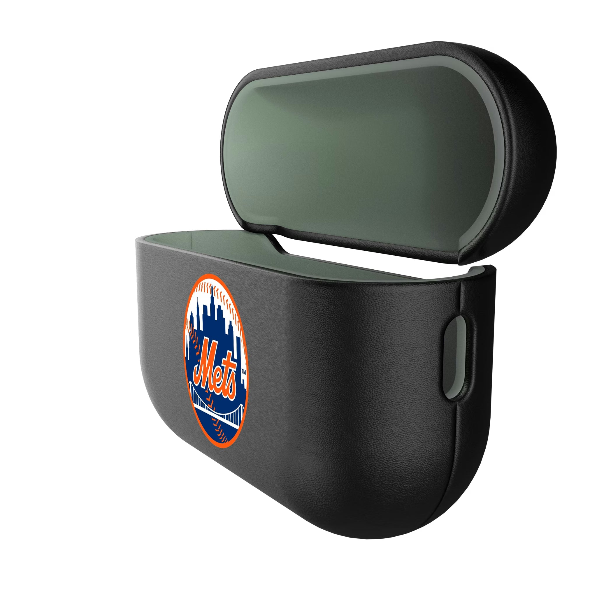 New York Mets Personalized Insignia AirPods AirPod Case Cover - Isometric View#Device_AirPods Pro 3