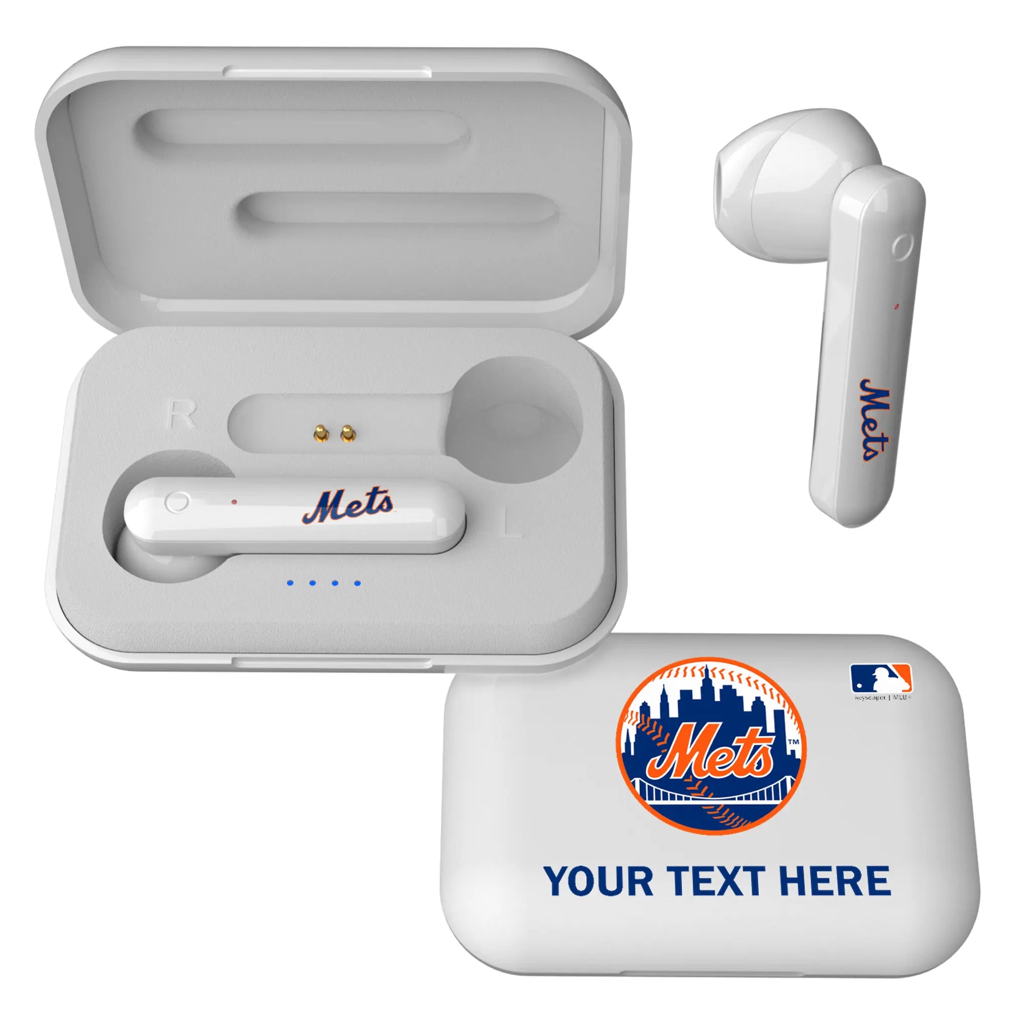 New York Mets Personalized Insignia Wireless TWS Earbuds