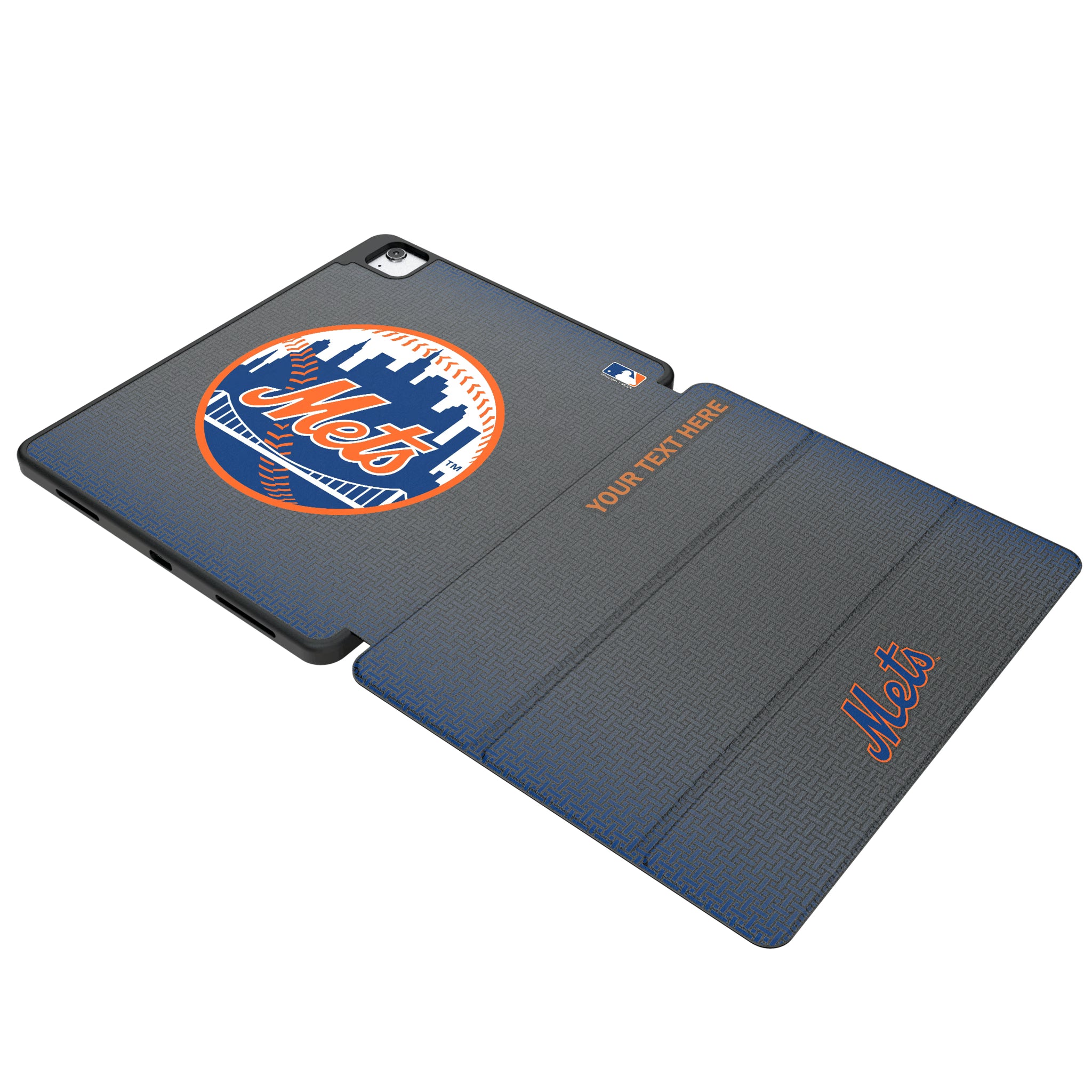 New York Mets Personalized Linen iPad Tablet Case for Apple iPad