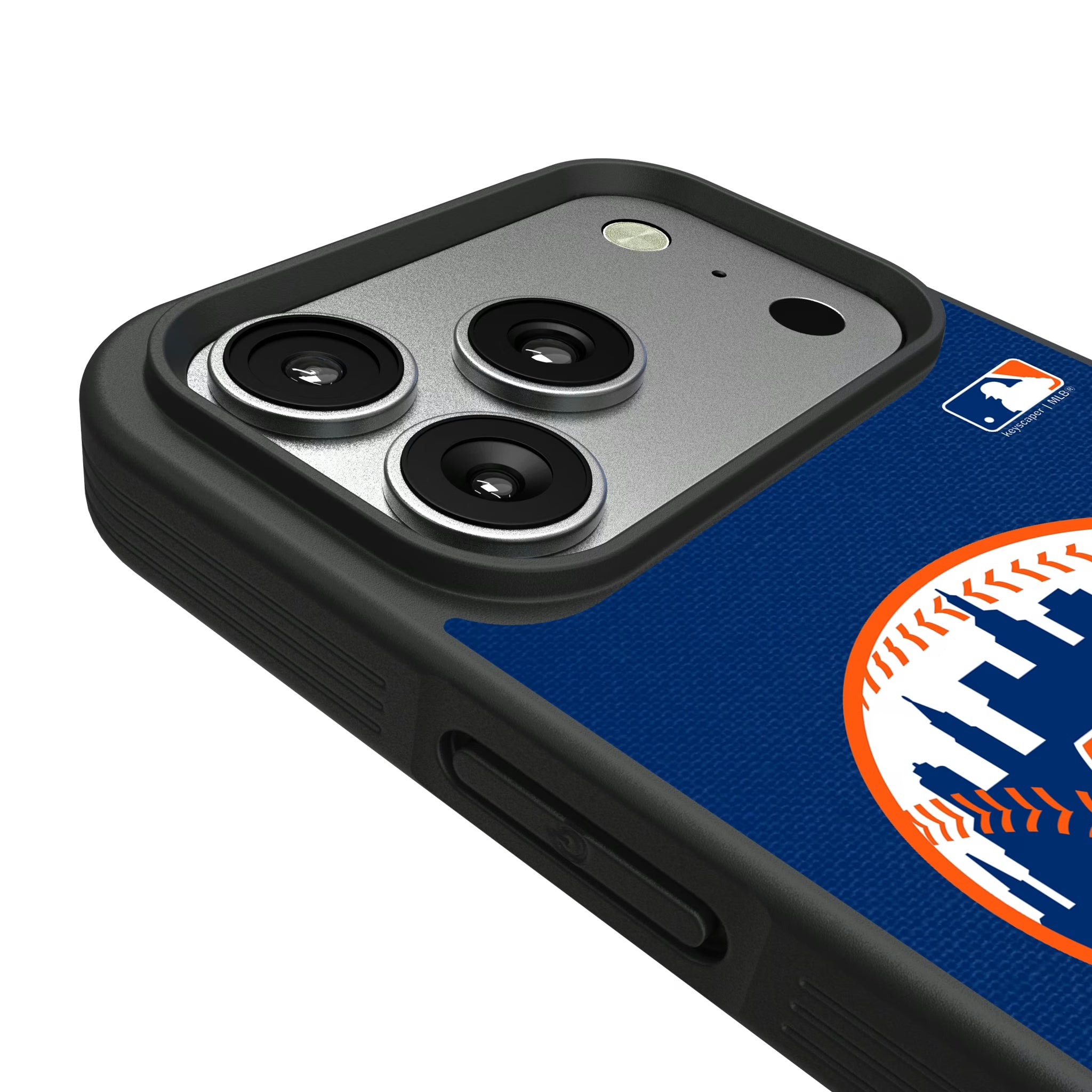 New York Mets Personalized Stripe iPhone Bump Phone Case for Apple iPhone - Detail#Device_iPhone 17 Pro