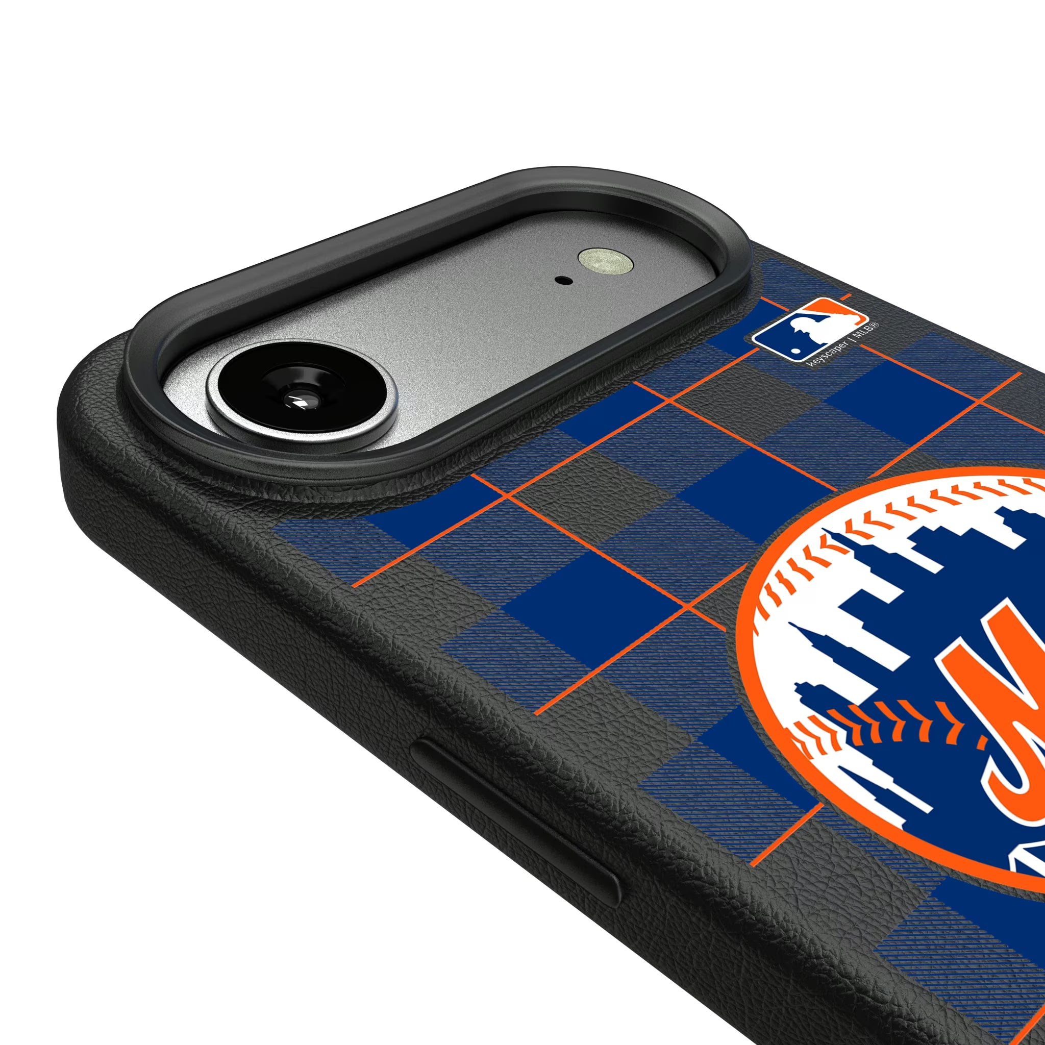 New York Mets Plaid iPhone MagSafe Compatible Phone Case for Apple iPhone - Detail#Device_iPhone Air
