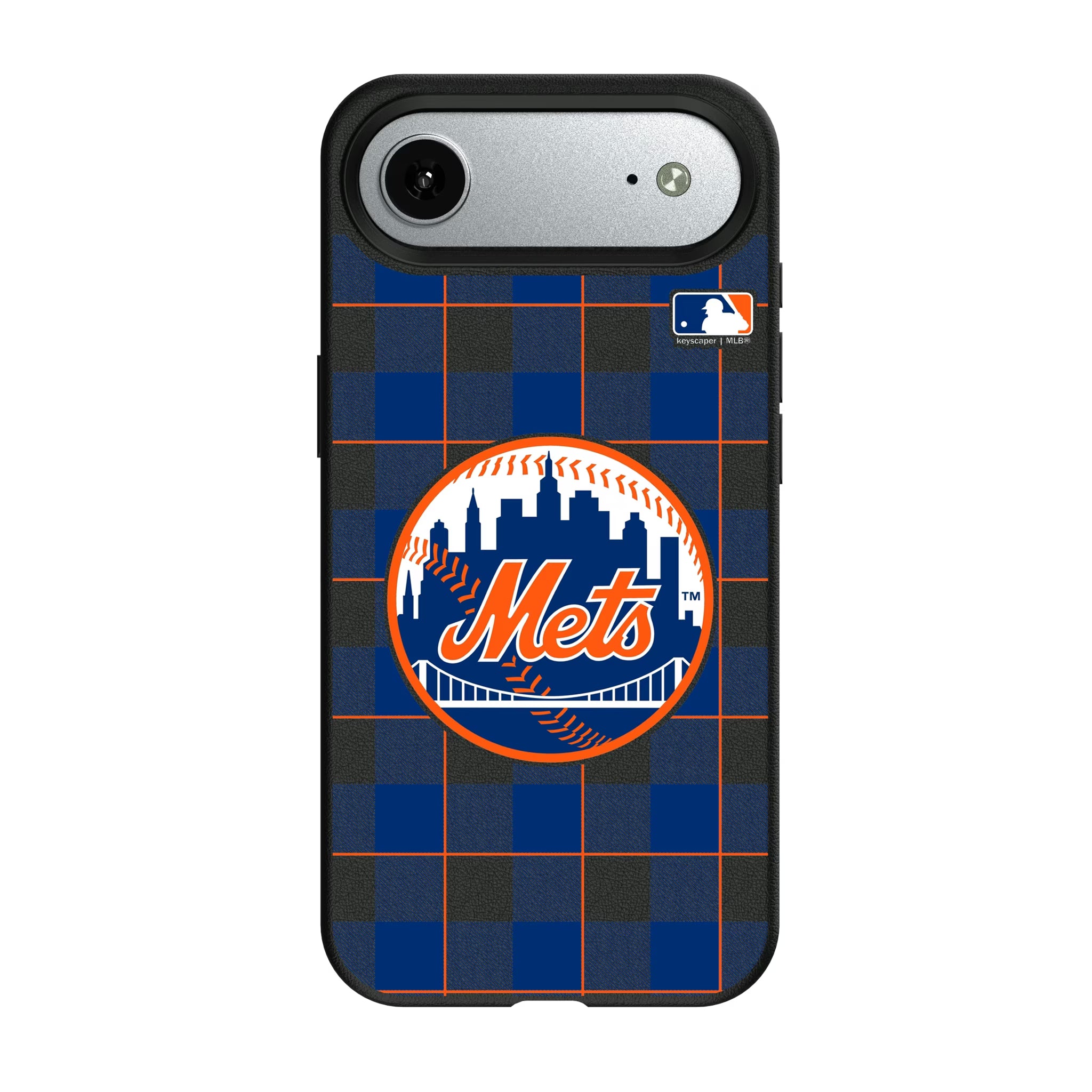 New York Mets Plaid iPhone MagSafe Compatible Phone Case for Apple iPhone#Device_iPhone Air