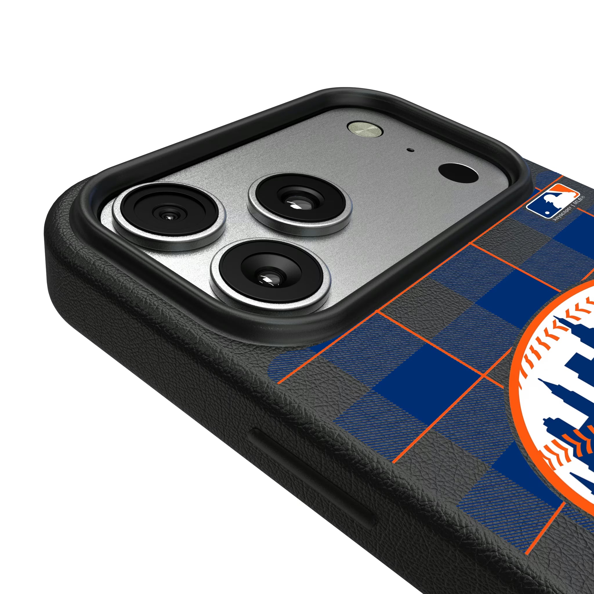 New York Mets Plaid iPhone MagSafe Compatible Phone Case for Apple iPhone - Detail#Device_iPhone 17 Pro Max