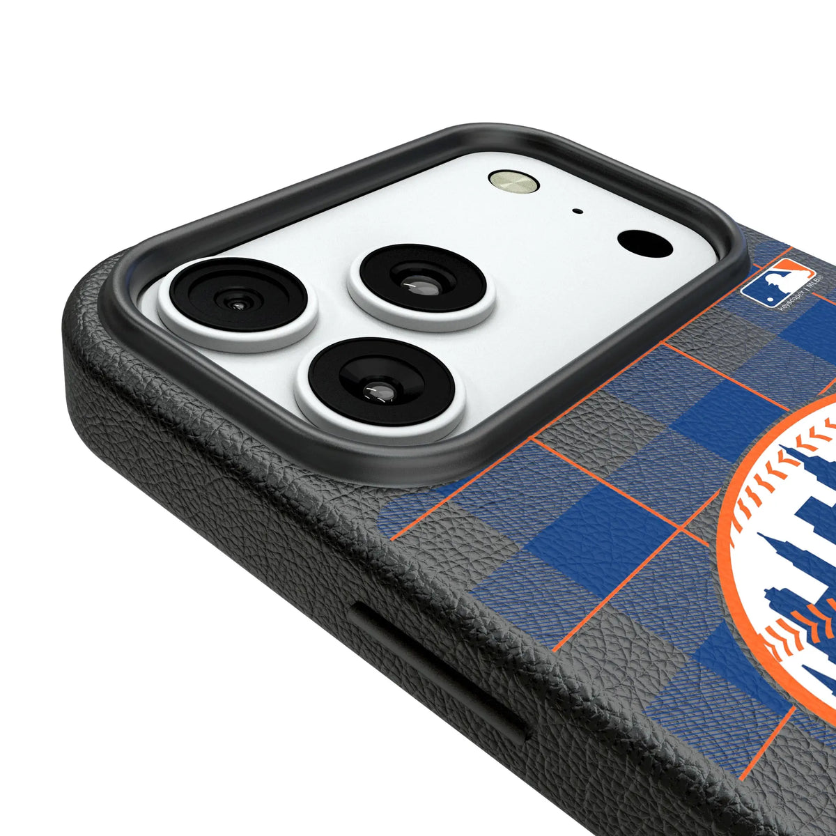 New York Mets Plaid iPhone MagSafe Compatible Phone Case for Apple iPhone - Detail#Device_iPhone 18 Pro Max