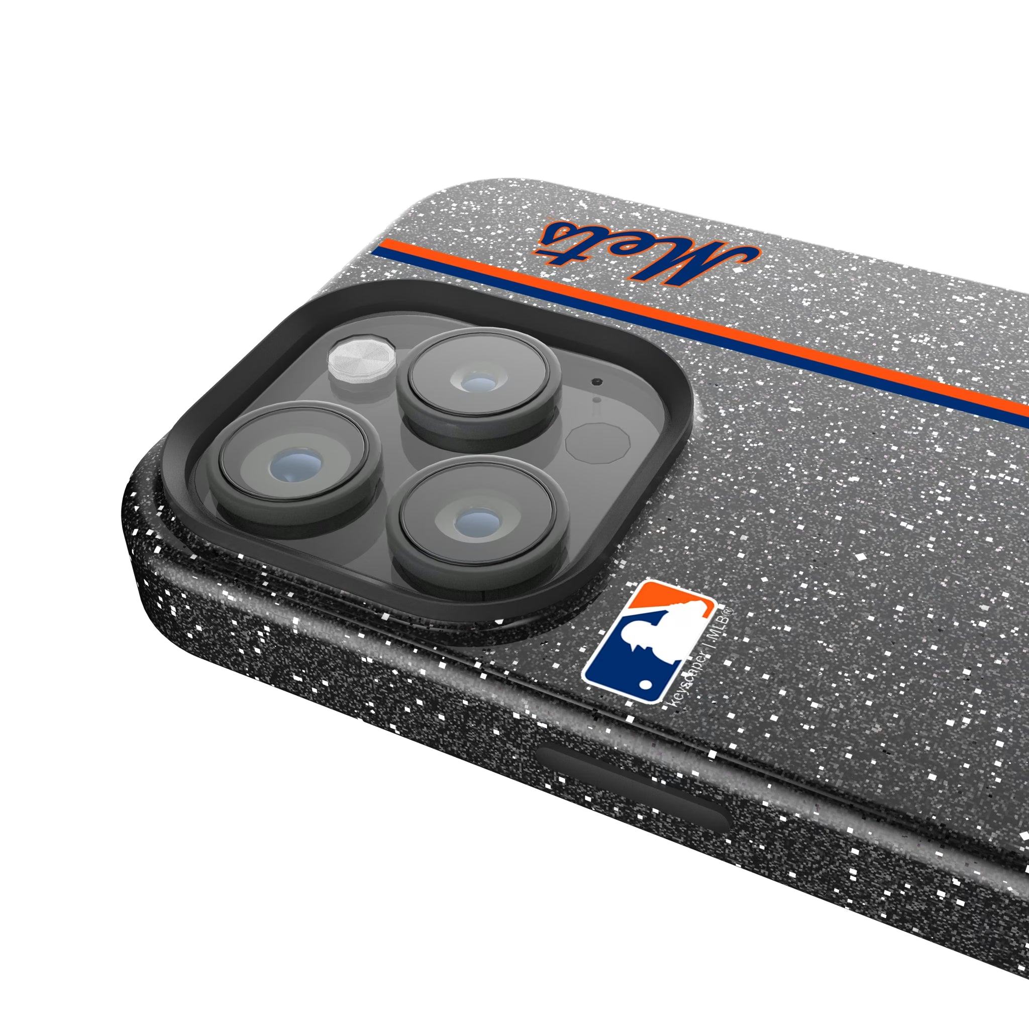 New York Mets Sidebar iPhone Bling Phone Case for Apple iPhone - Detail