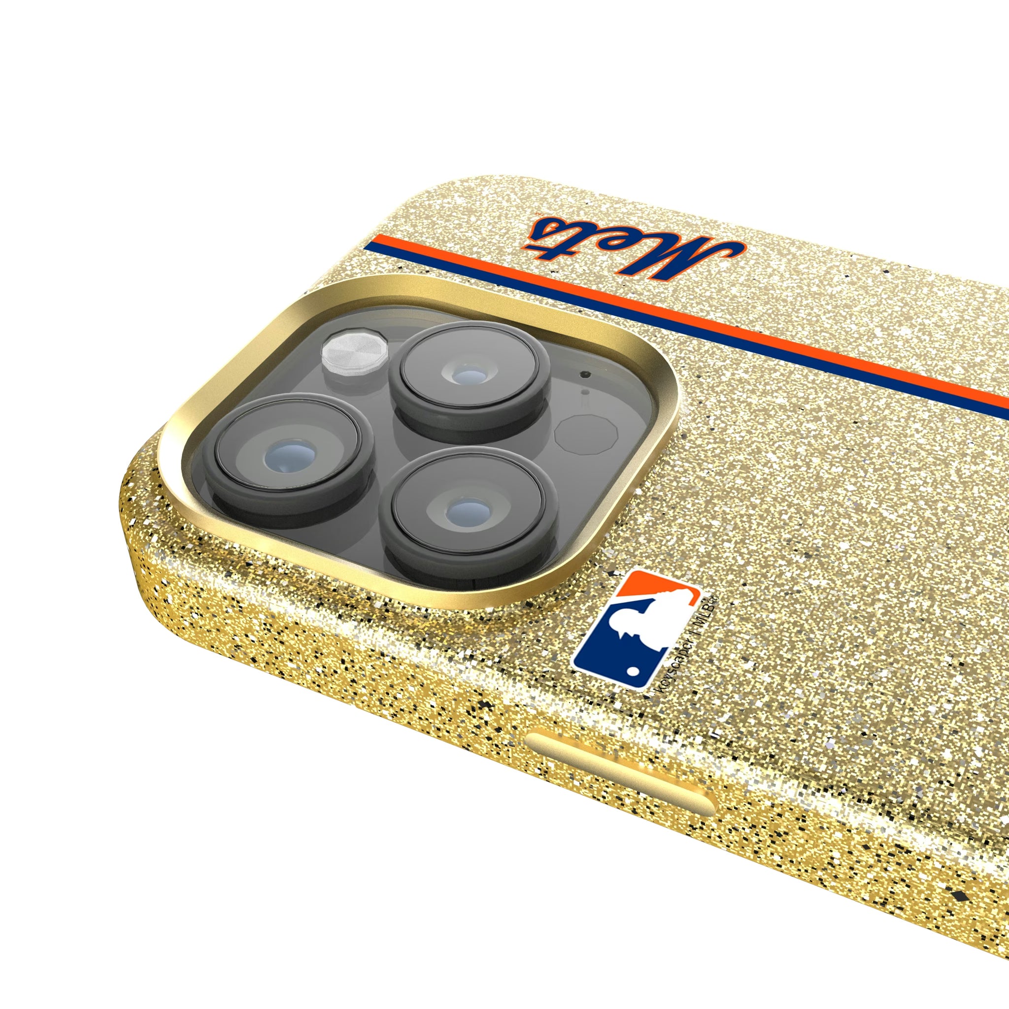 New York Mets Sidebar iPhone Bling Phone Case for Apple iPhone - Detail