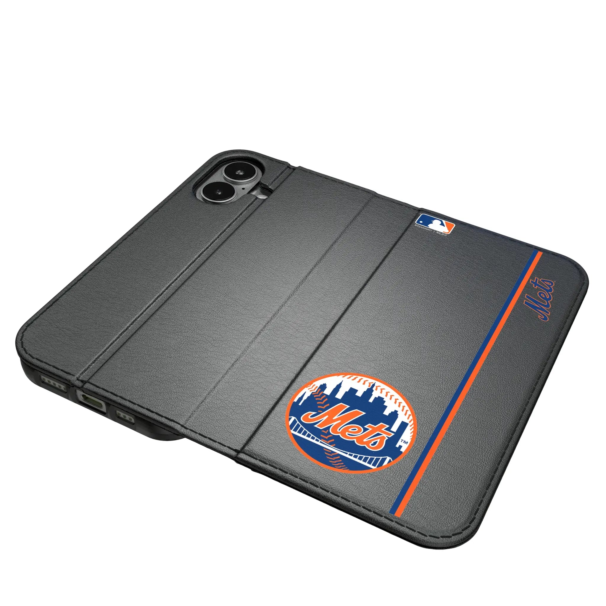 New York Mets Sidebar iPhone Folio Phone Case for Apple iPhone#Device_iPhone 17