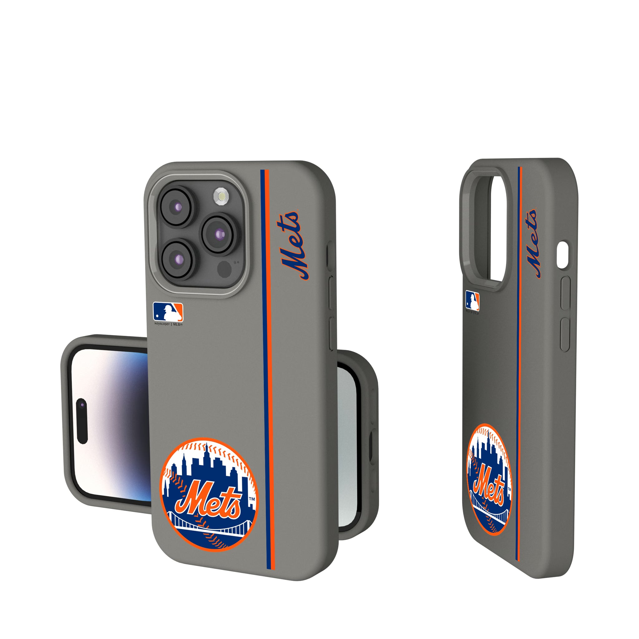 New York Mets Sidebar iPhone Soft Touch Phone Case for Apple iPhone