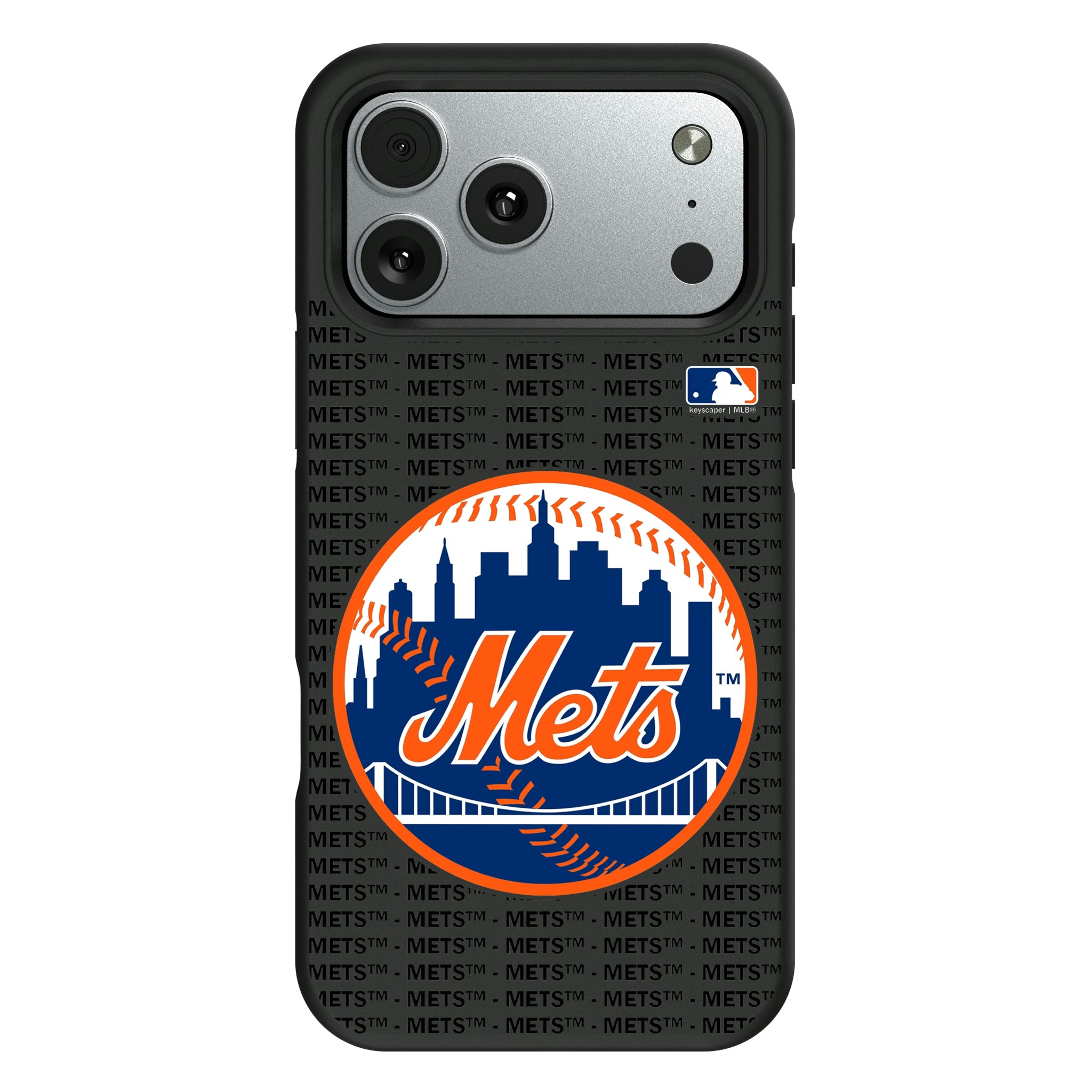 New York Mets Text Backdrop iPhone Bump Phone Case for Apple iPhone#Device_iPhone 17 Pro Max