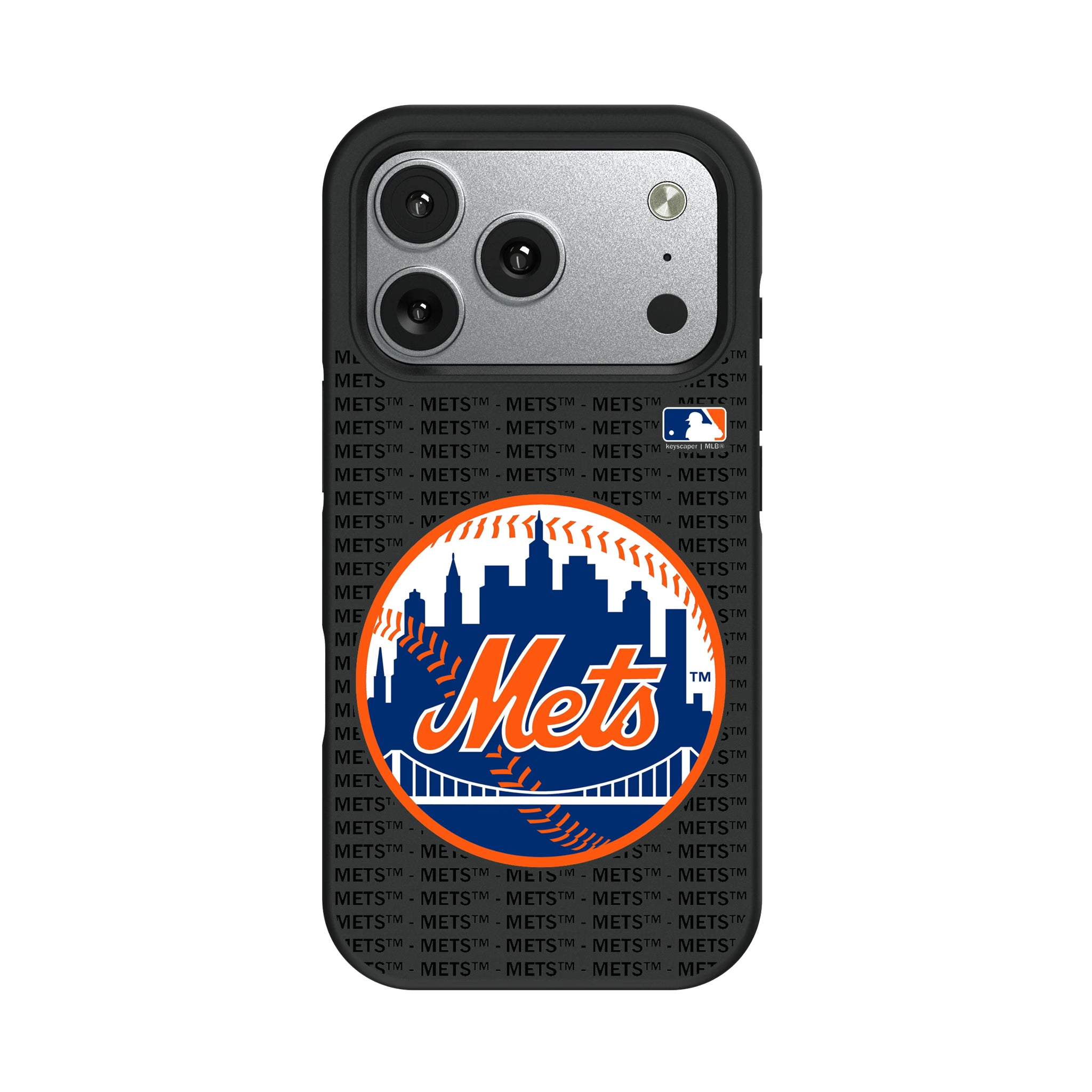 New York Mets Text Backdrop iPhone Bump Phone Case for Apple iPhone#Device_iPhone 17 Pro