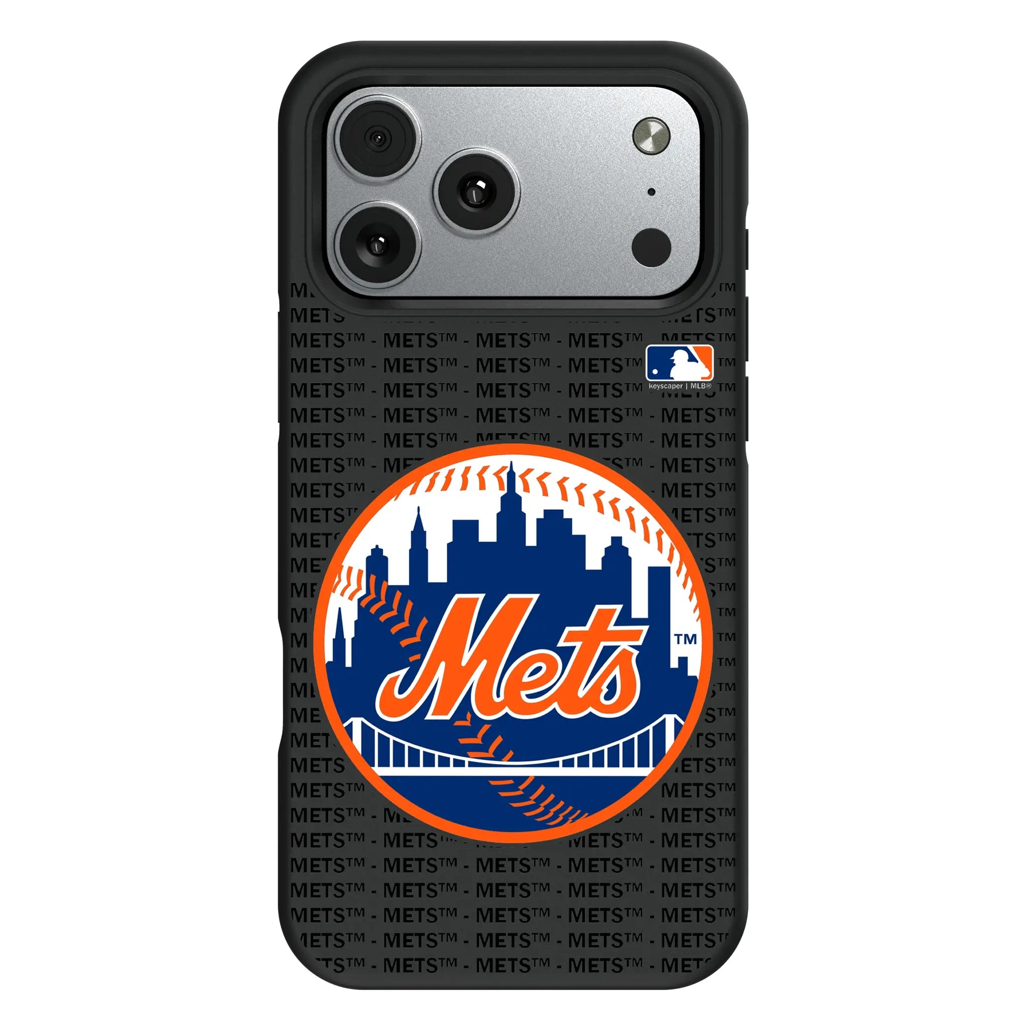 New York Mets Text Backdrop iPhone Bump Phone Case for Apple iPhone#Device_iPhone 17 Pro Max