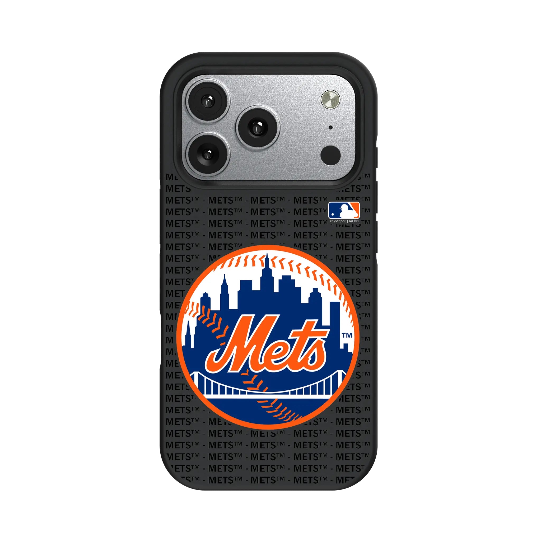 New York Mets Text Backdrop iPhone Bump Phone Case for Apple iPhone#Device_iPhone 17 Pro