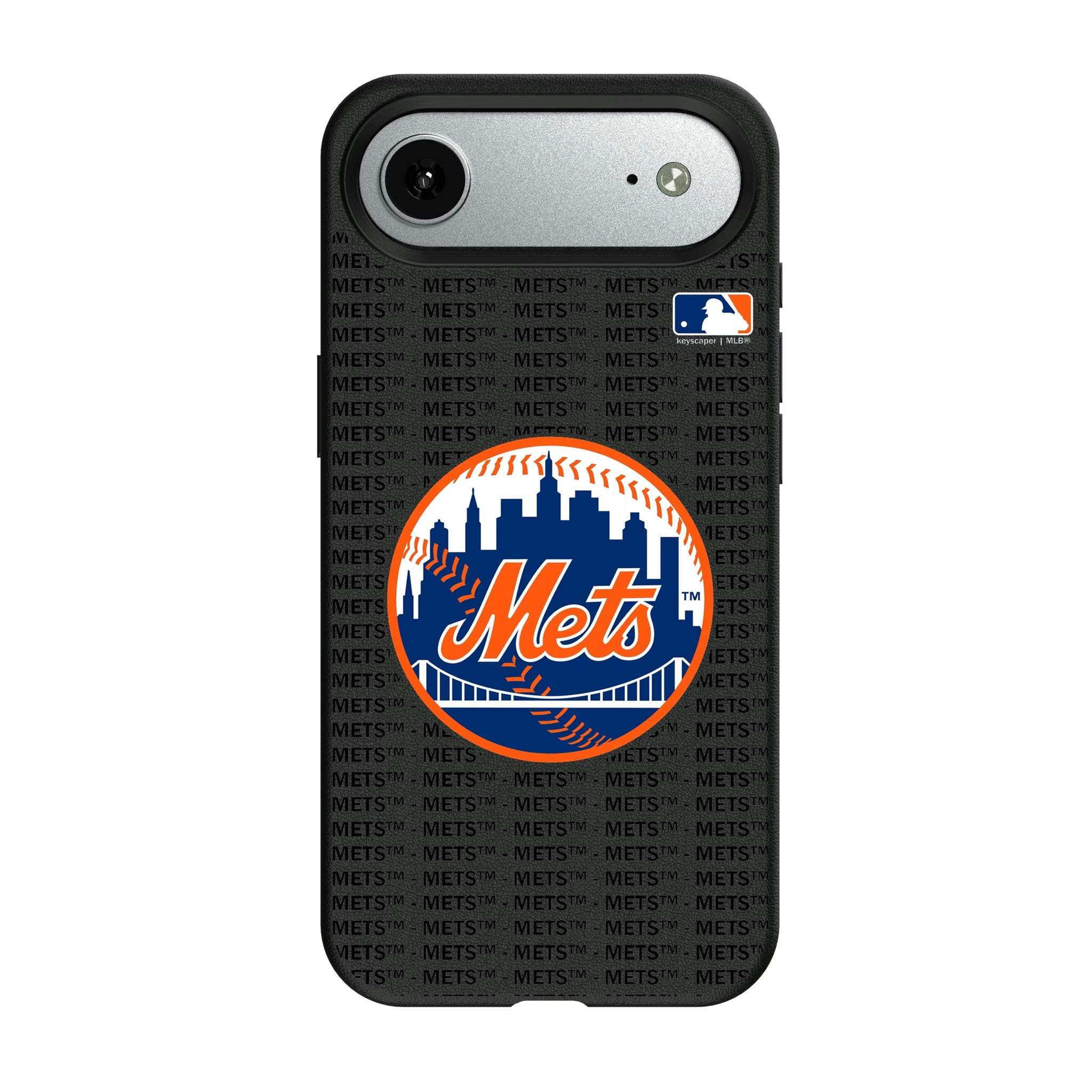New York Mets Text Backdrop iPhone MagSafe Compatible Phone Case for Apple iPhone#Device_iPhone Air