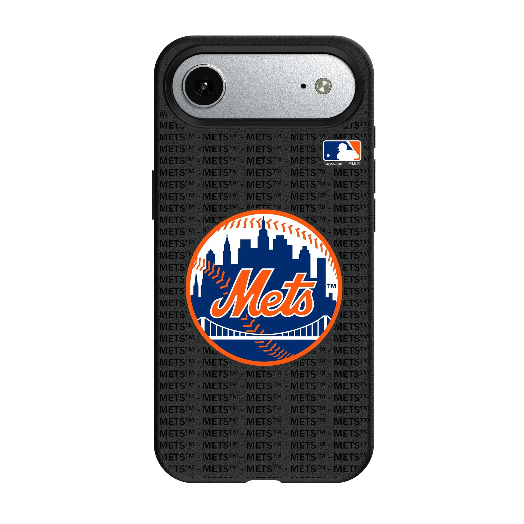 New York Mets Text Backdrop iPhone MagSafe Compatible Phone Case for Apple iPhone#Device_iPhone Air