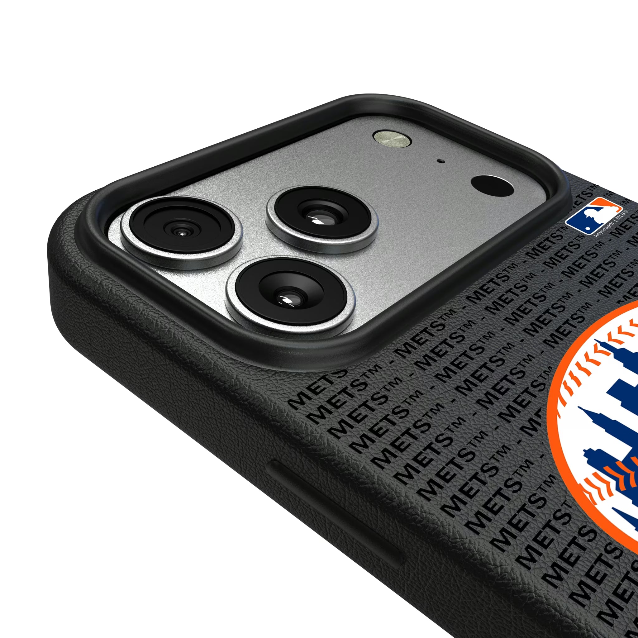 New York Mets Text Backdrop iPhone MagSafe Compatible Phone Case for Apple iPhone - Detail#Device_iPhone 17 Pro Max