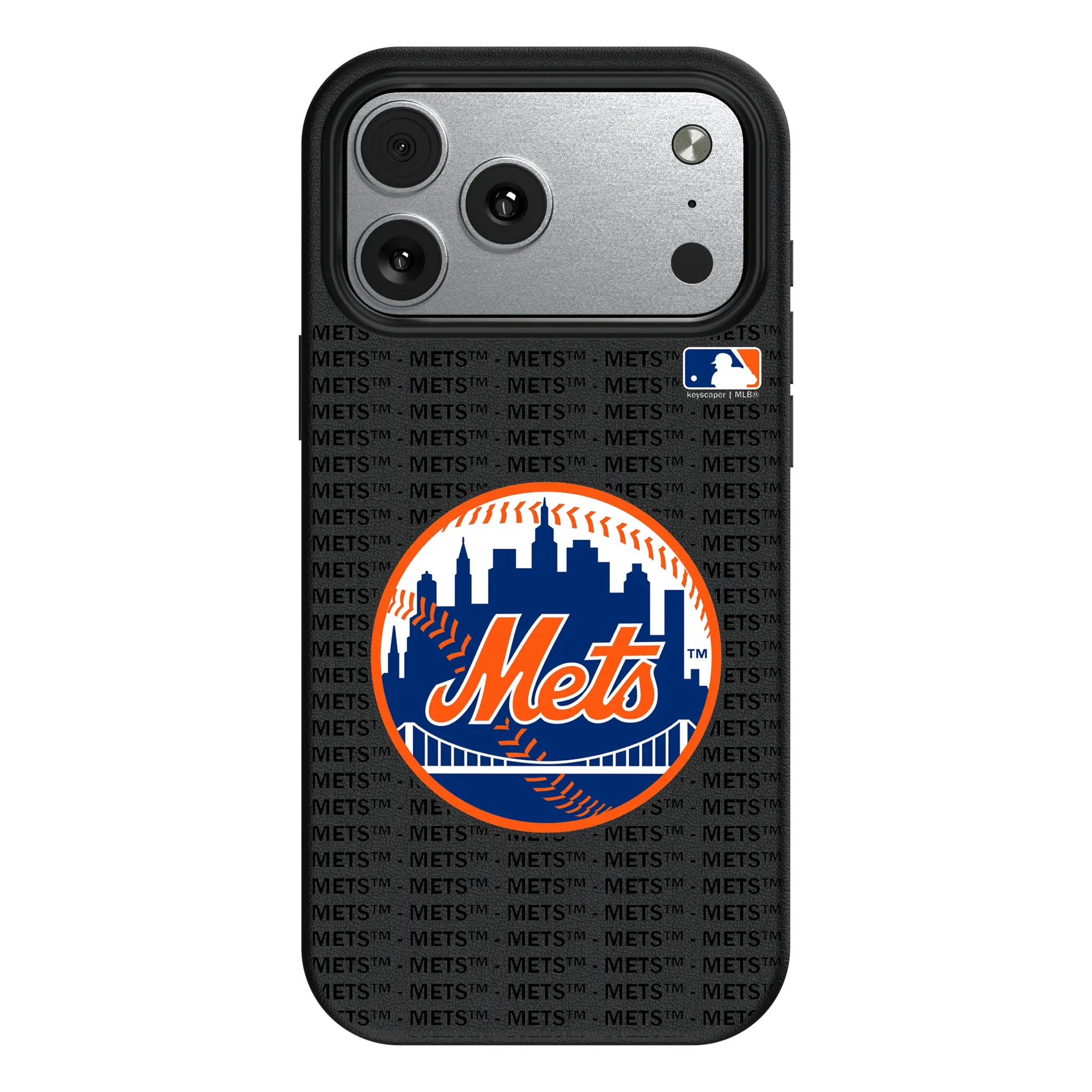 New York Mets Text Backdrop iPhone MagSafe Compatible Phone Case for Apple iPhone#Device_iPhone 17 Pro Max
