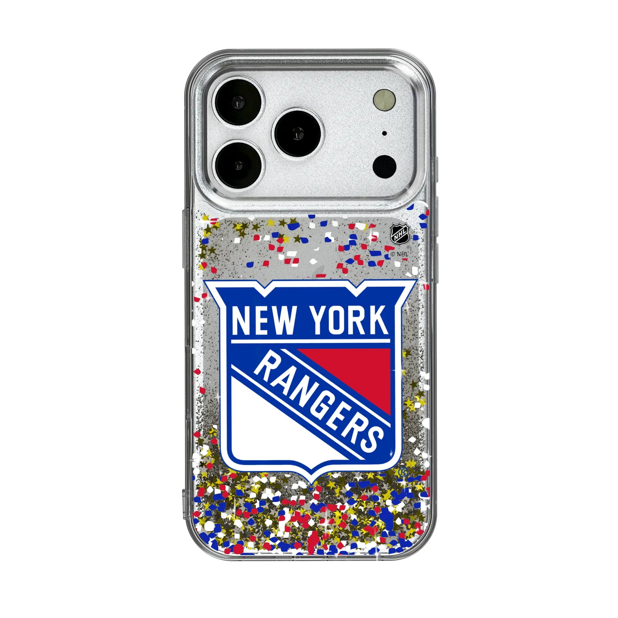 New York Rangers Confetti iPhone Glitter Phone Case for Apple iPhone