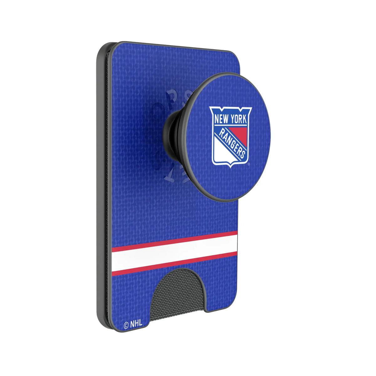 New York Rangers Endzone Solid Popsockets Wallet Magnetic