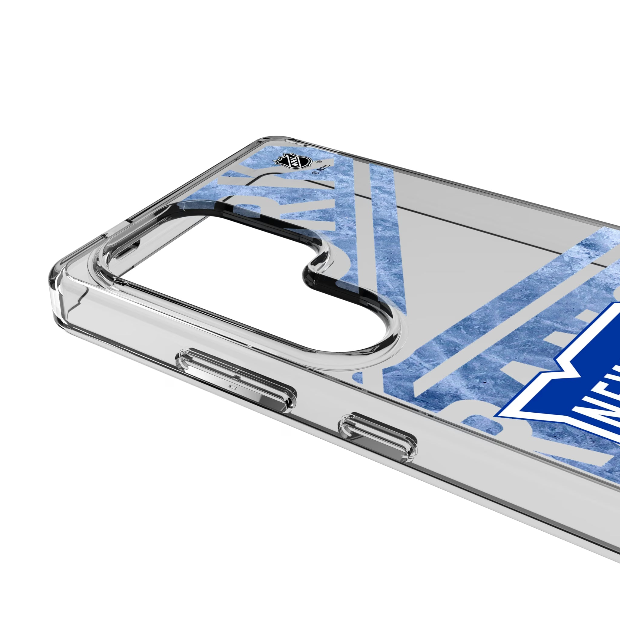 New York Rangers Ice Tilt Galaxy Clear Phone Case for Samsung Galaxy - Detail