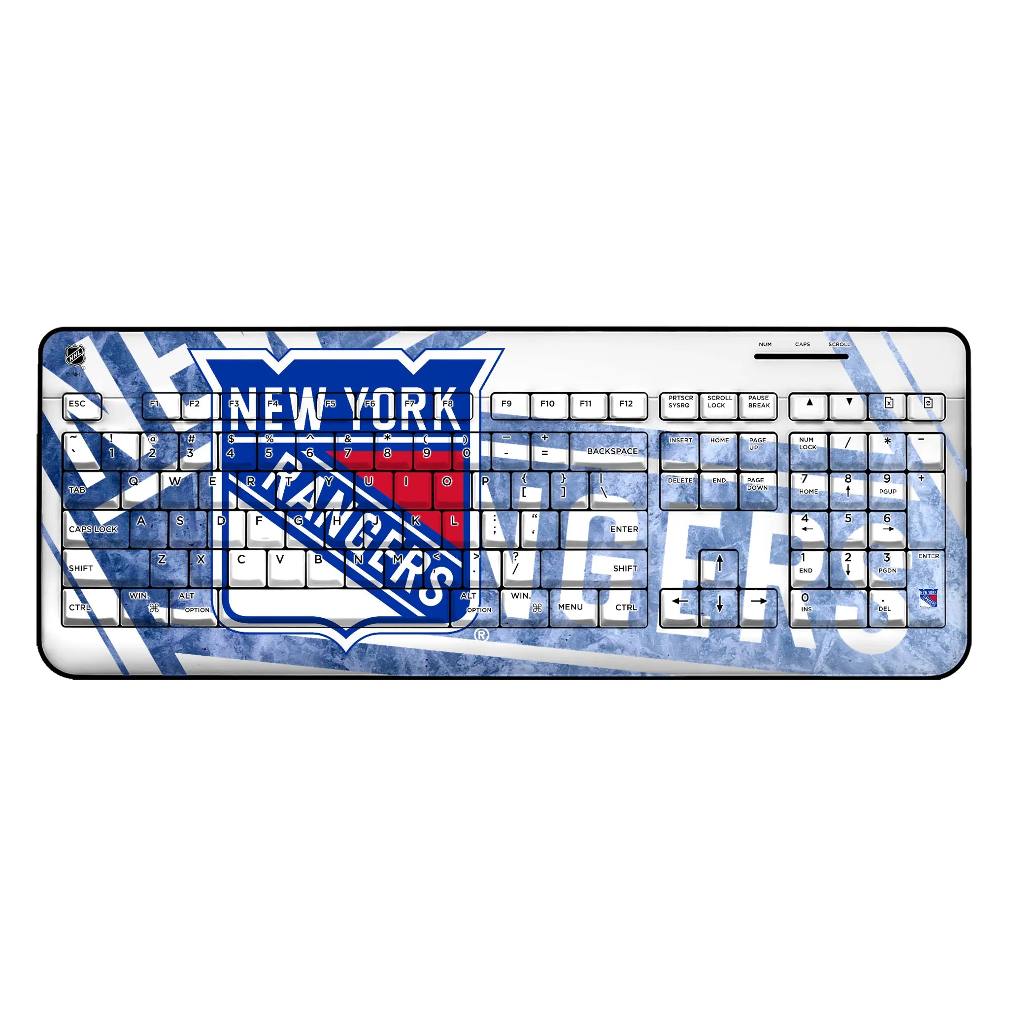 New York Rangers Ice Tilt Wireless USB Keyboard