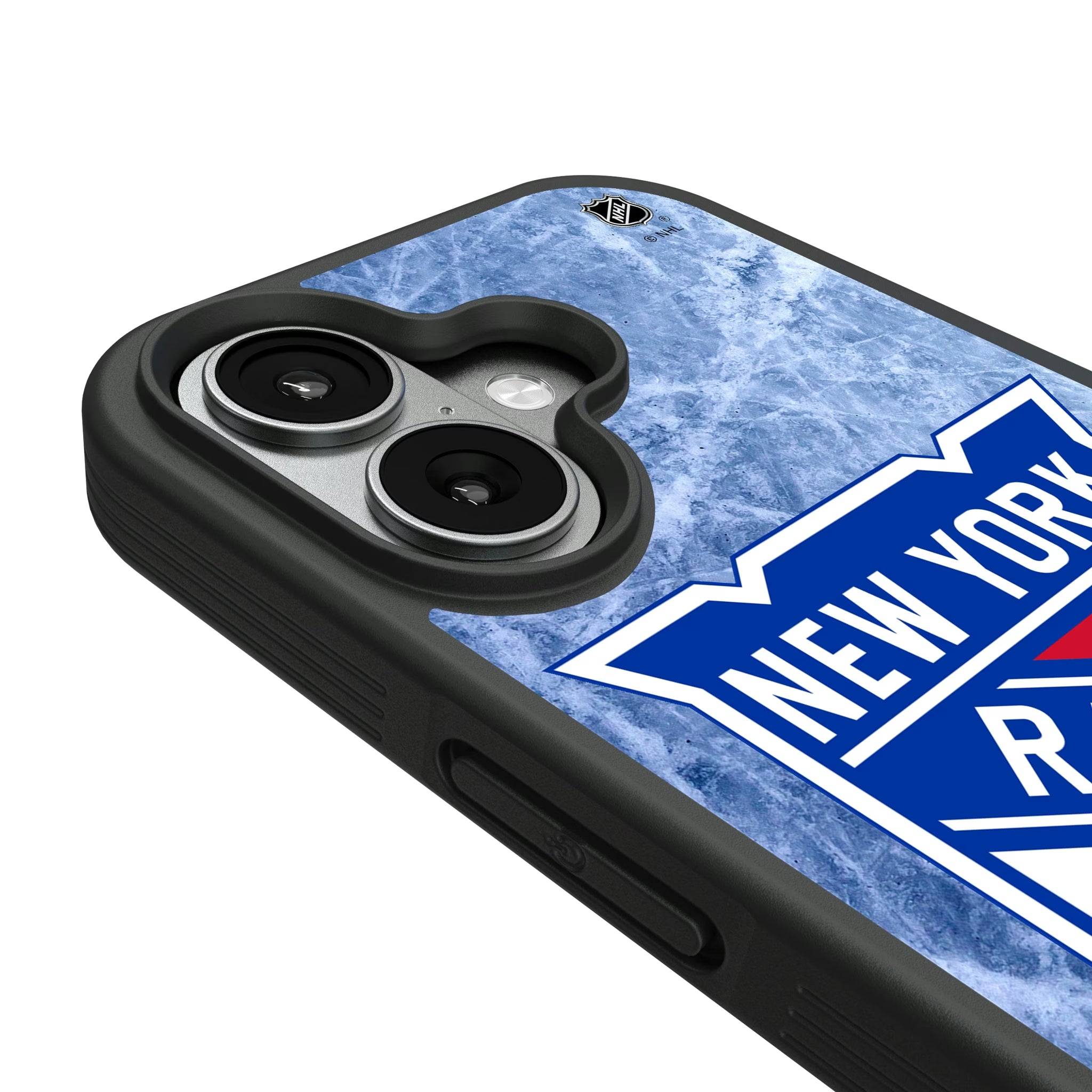 New York Rangers Ice Wordmark iPhone Bump Phone Case for Apple iPhone - Detail#Device_iPhone 17