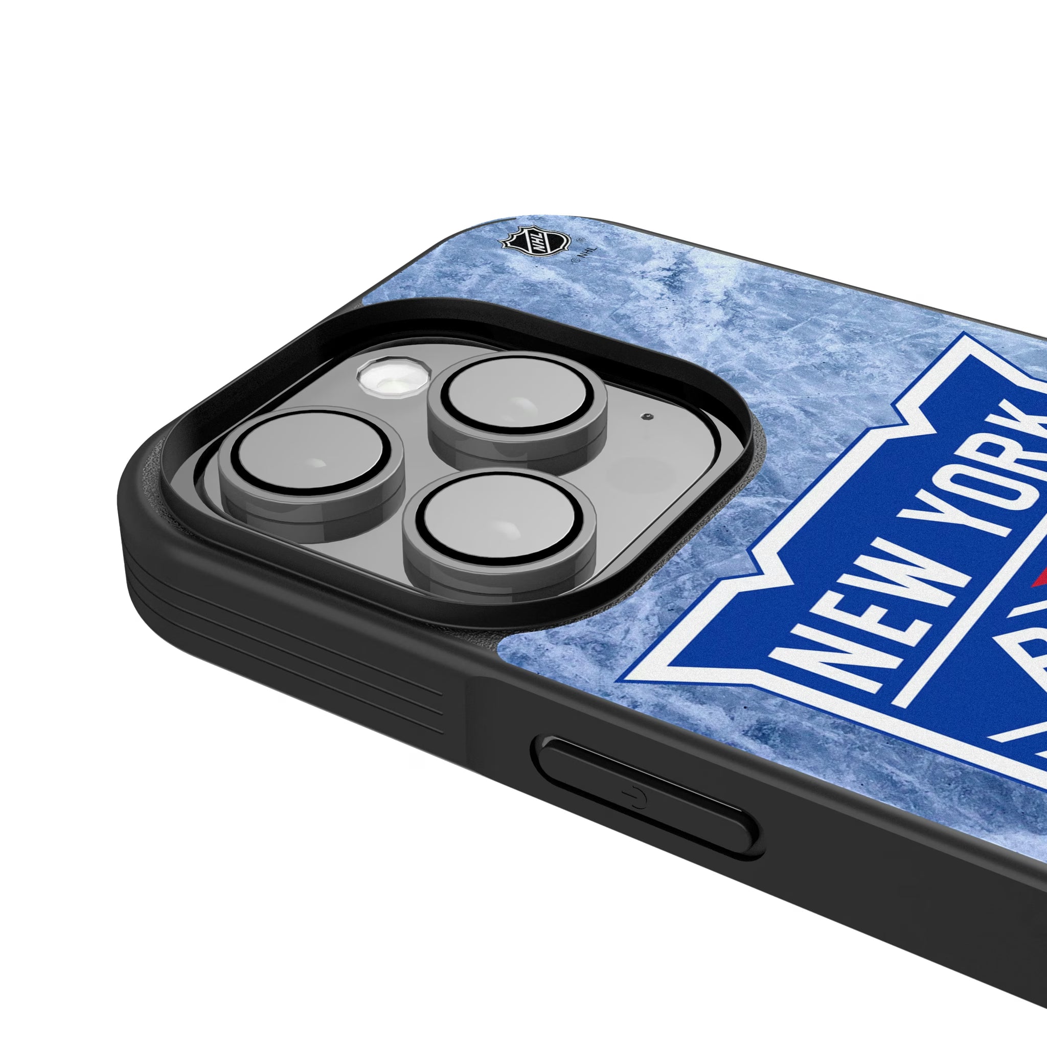 New York Rangers Ice Wordmark iPhone Bump Phone Case for Apple iPhone - Detail