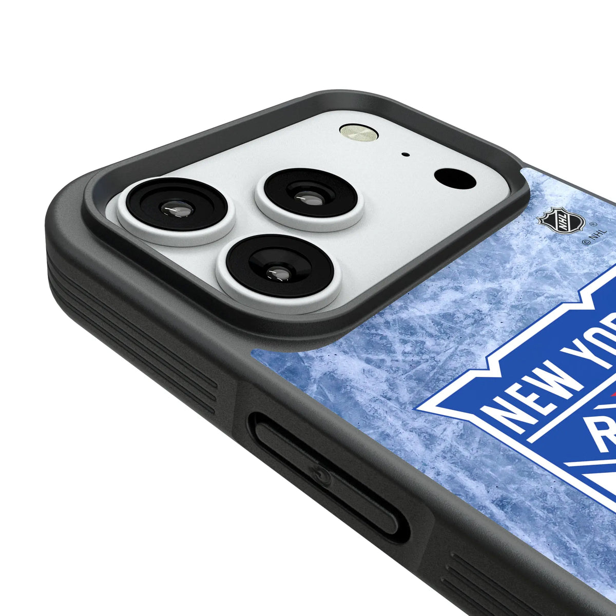 New York Rangers Ice Wordmark iPhone Bump Phone Case for Apple iPhone - Detail#Device_iPhone 18 Pro