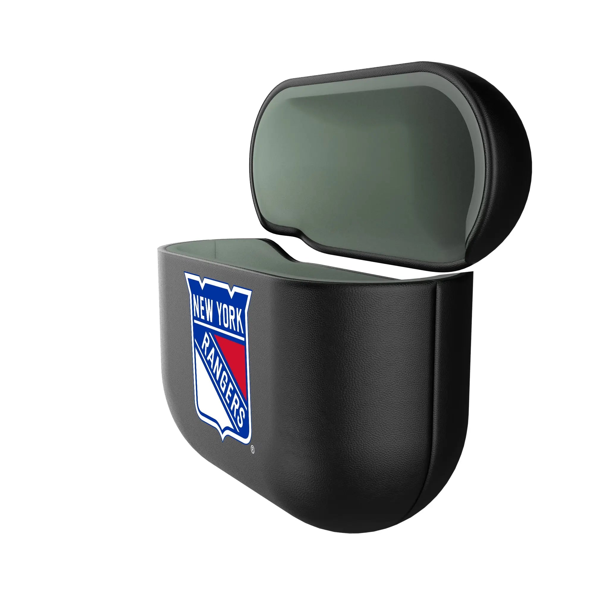 New York Rangers Insignia AirPods AirPod Case Cover - Isometric View#Device_AirPods 4