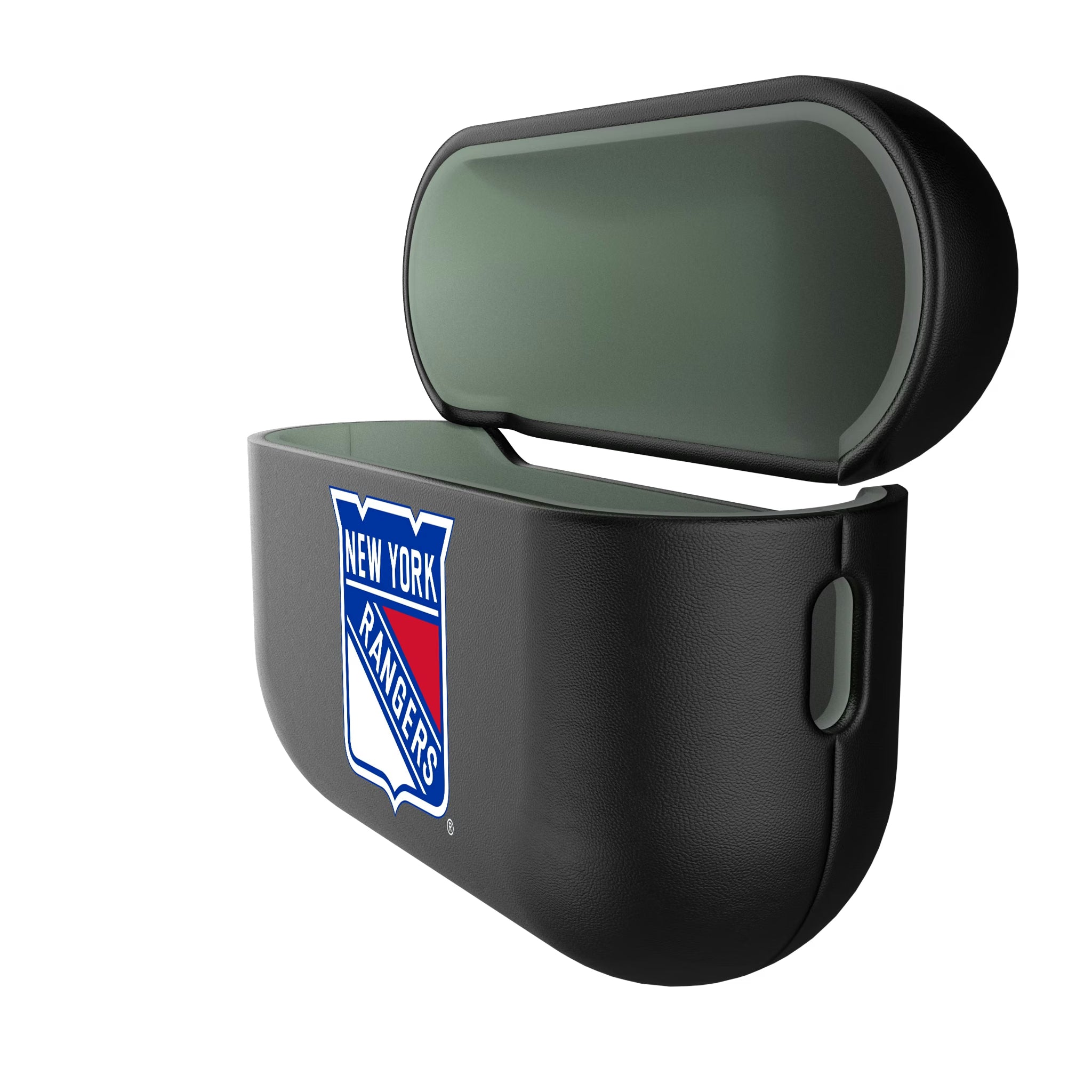 New York Rangers Insignia AirPods AirPod Case Cover - Isometric View#Device_AirPods Pro 3