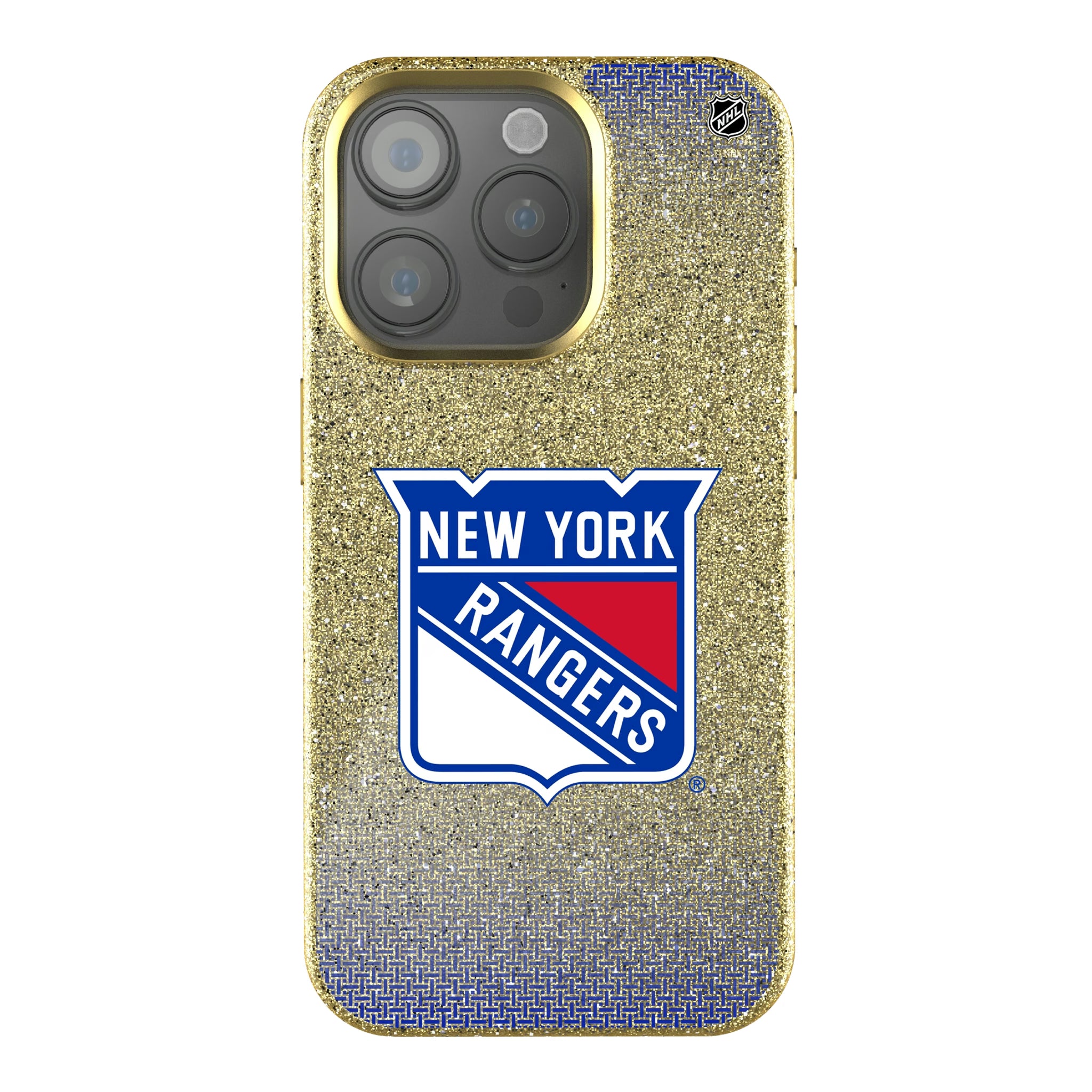 New York Rangers Linen iPhone Bling Phone Case for Apple iPhone