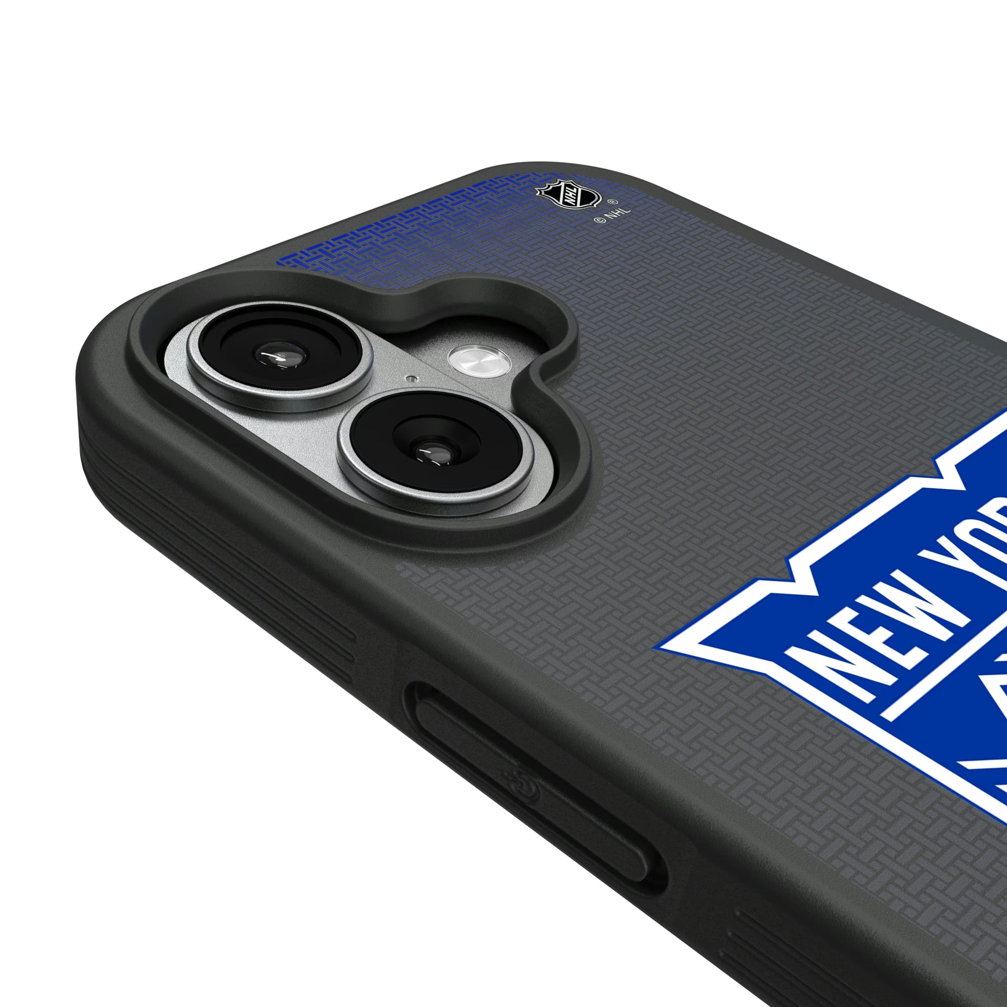 New York Rangers Linen iPhone Bump Phone Case for Apple iPhone - Detail#Device_iPhone 17