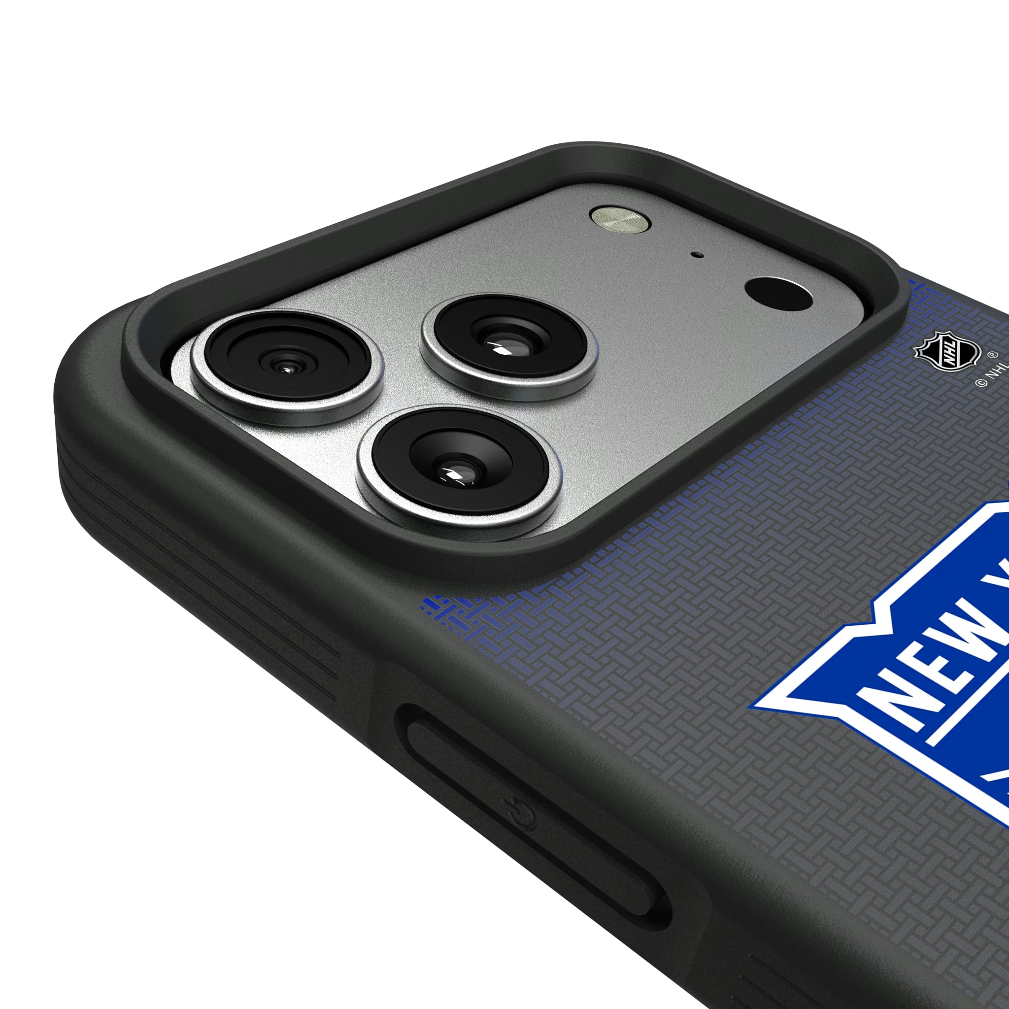 New York Rangers Linen iPhone Bump Phone Case for Apple iPhone - Detail#Device_iPhone 17 Pro Max