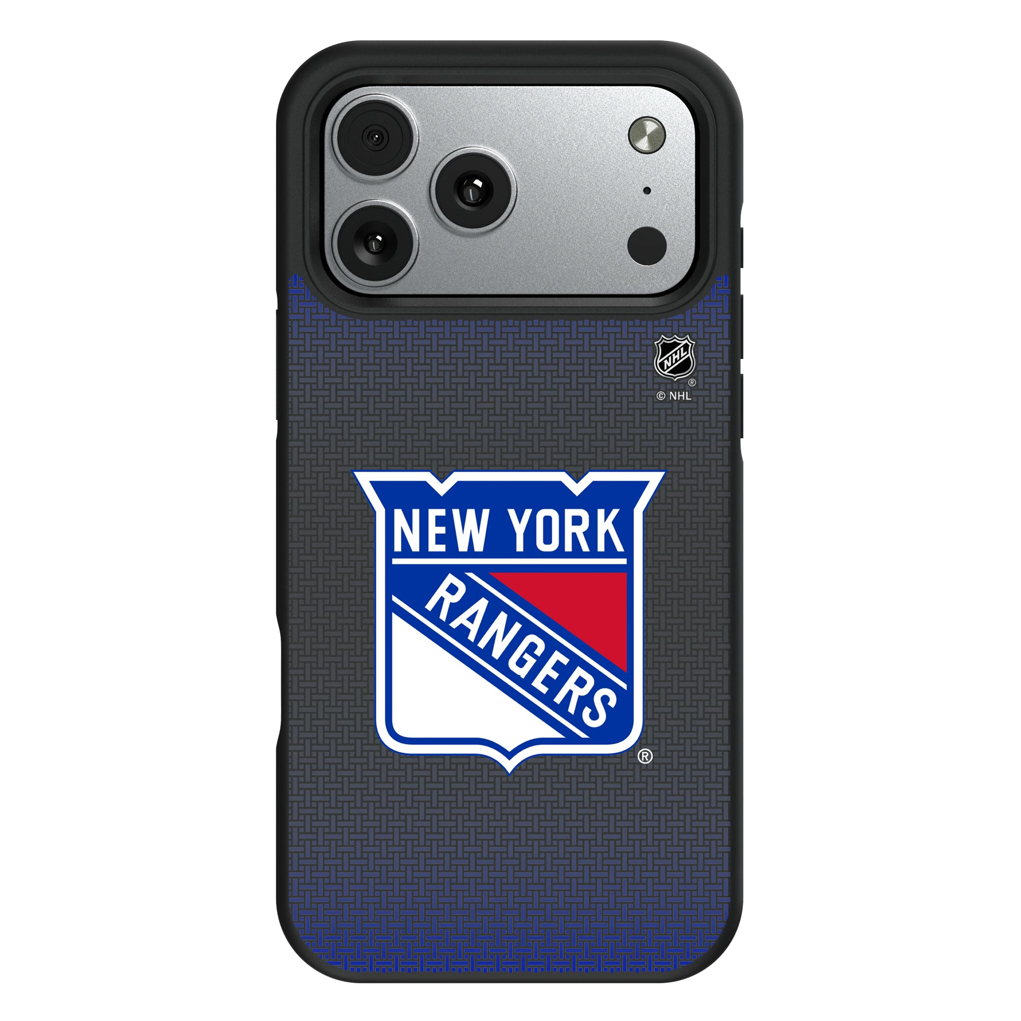 New York Rangers Linen iPhone Bump Phone Case for Apple iPhone#Device_iPhone 17 Pro Max