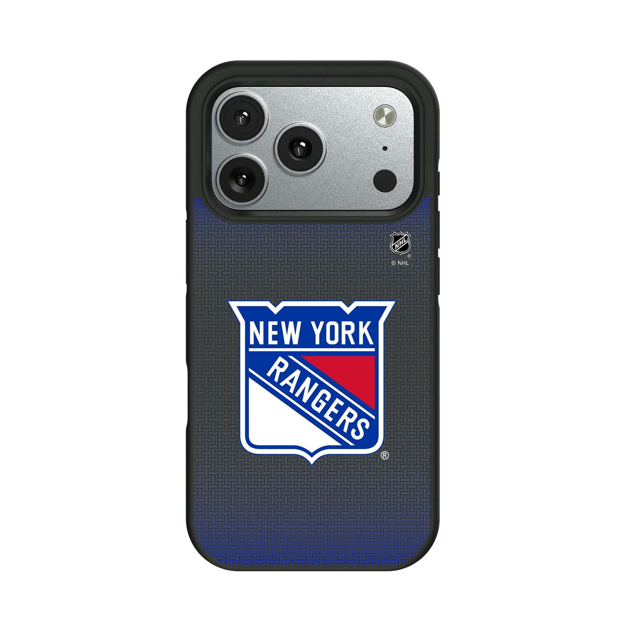 New York Rangers Linen iPhone Bump Phone Case for Apple iPhone#Device_iPhone 17 Pro