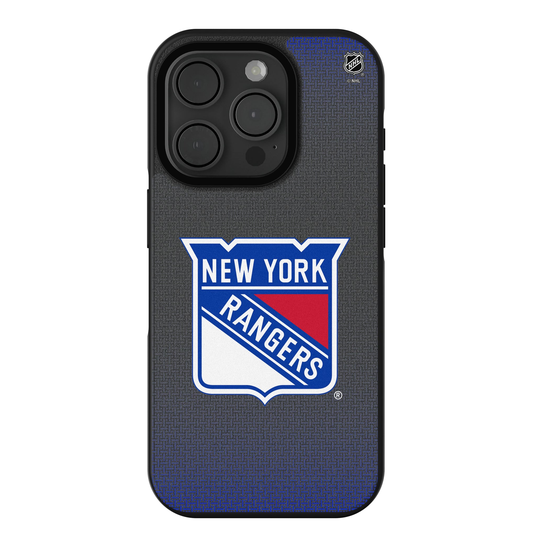New York Rangers Linen iPhone Bump Phone Case for Apple iPhone