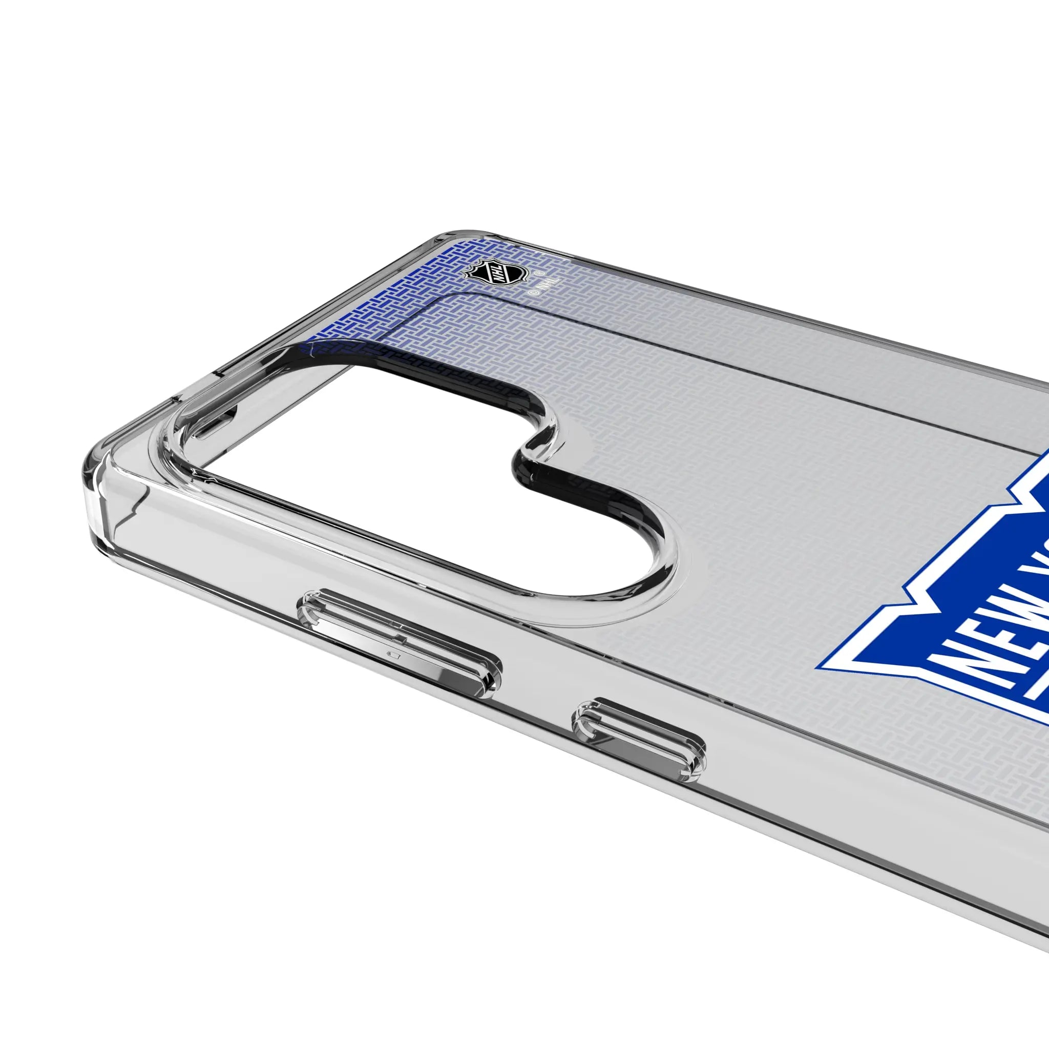 New York Rangers Linen Galaxy Clear Phone Case for Samsung Galaxy - Detail#Device_Galaxy S25 Ultra