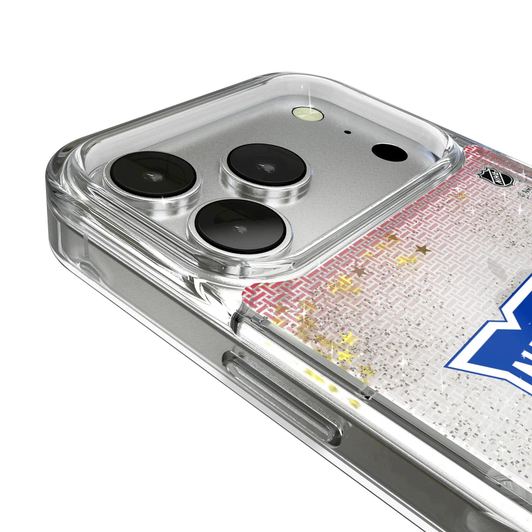 New York Rangers Linen iPhone Glitter Phone Case for Apple iPhone - Detail