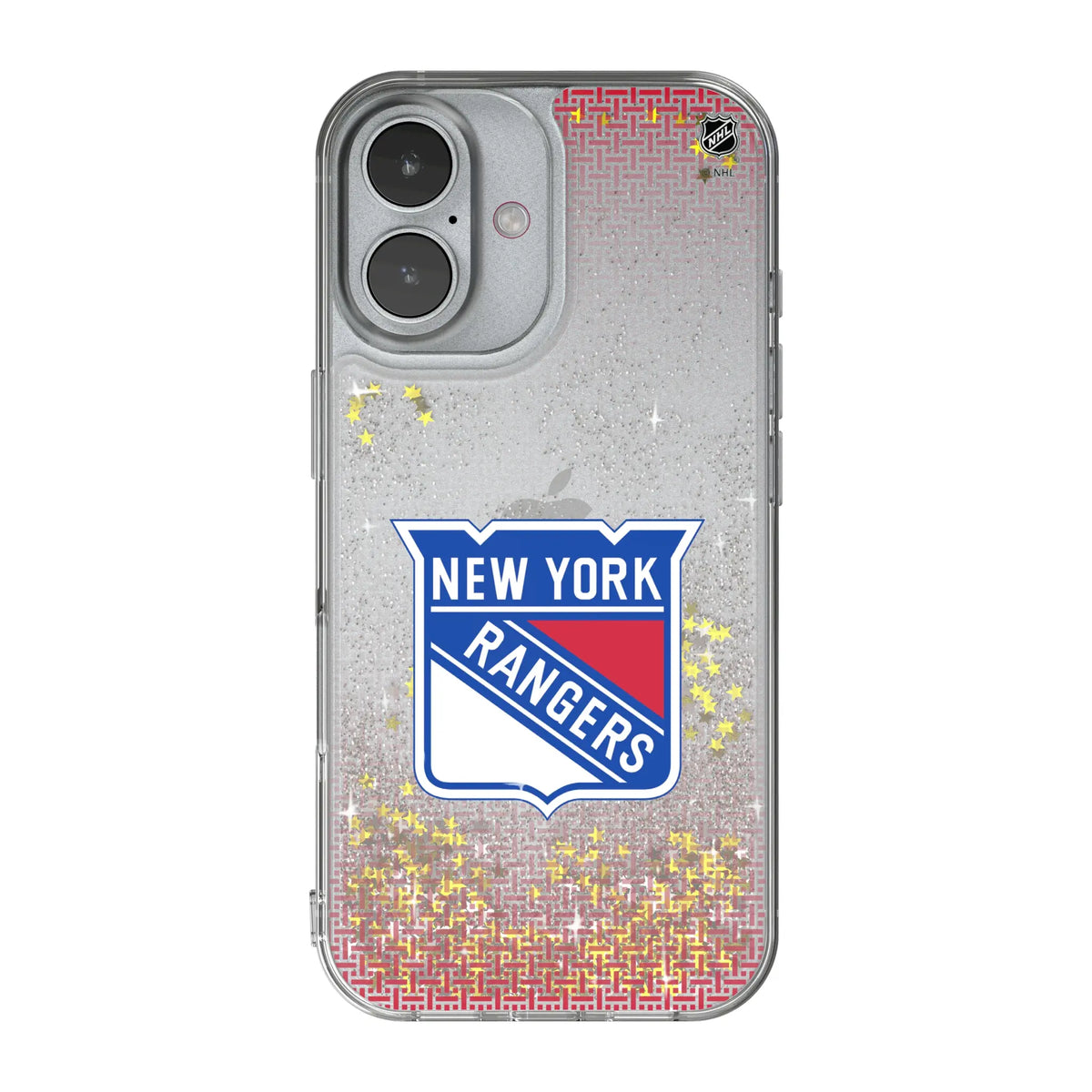 New York Rangers Linen iPhone Glitter Phone Case for Apple iPhone#Device_iPhone 17