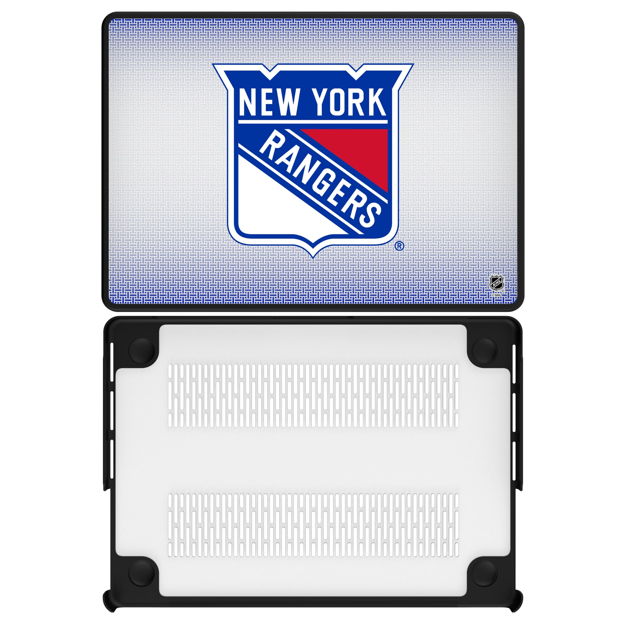 New York Rangers Linen MacBook Laptop Case for Apple MacBook#Device_MacBook Pro (14-inch, 2021) / MacBook Pro (14-inch, 2023) / MacBook Pro (14-inch, 2024)
