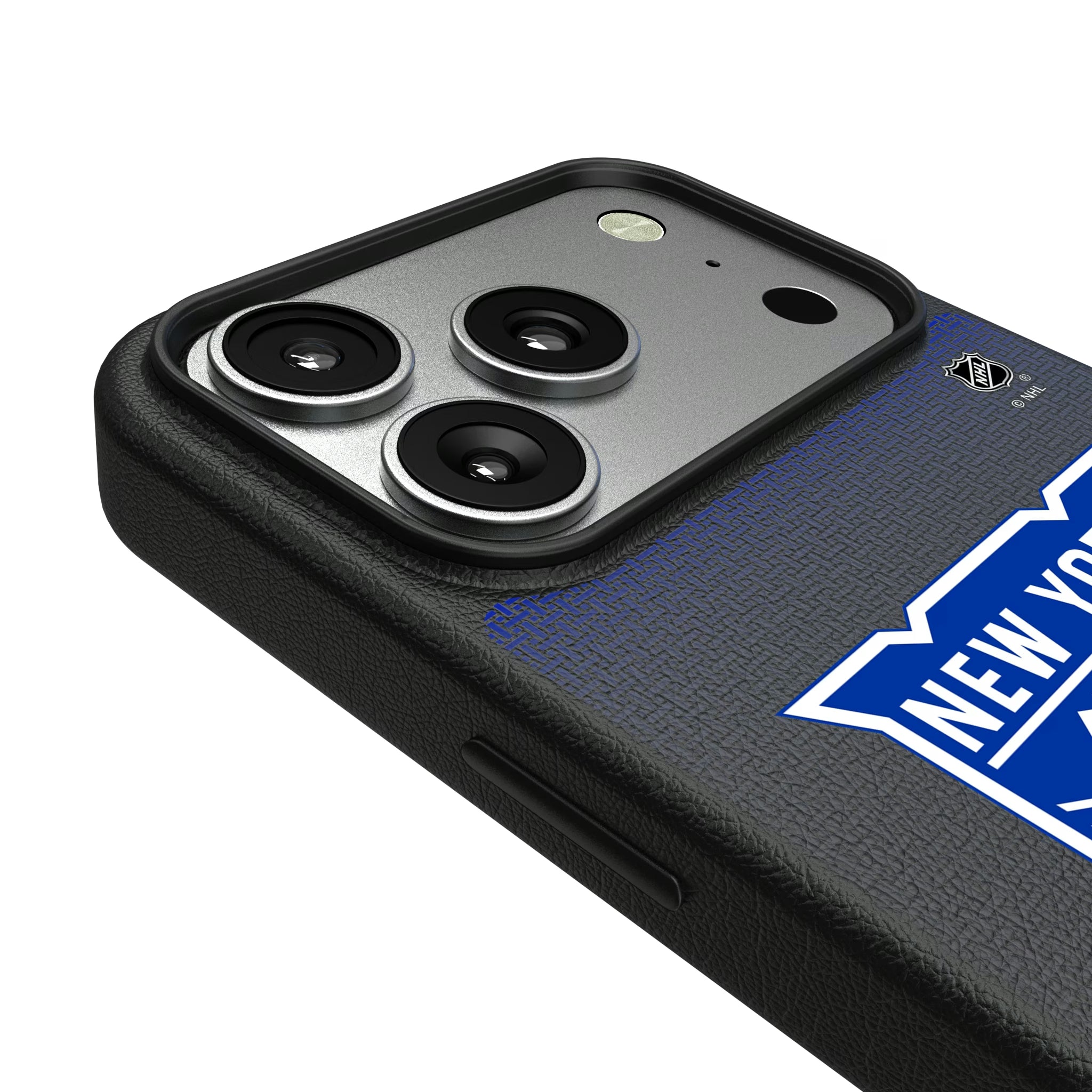 New York Rangers Linen iPhone MagSafe Compatible Phone Case for Apple iPhone - Detail#Device_iPhone 17 Pro