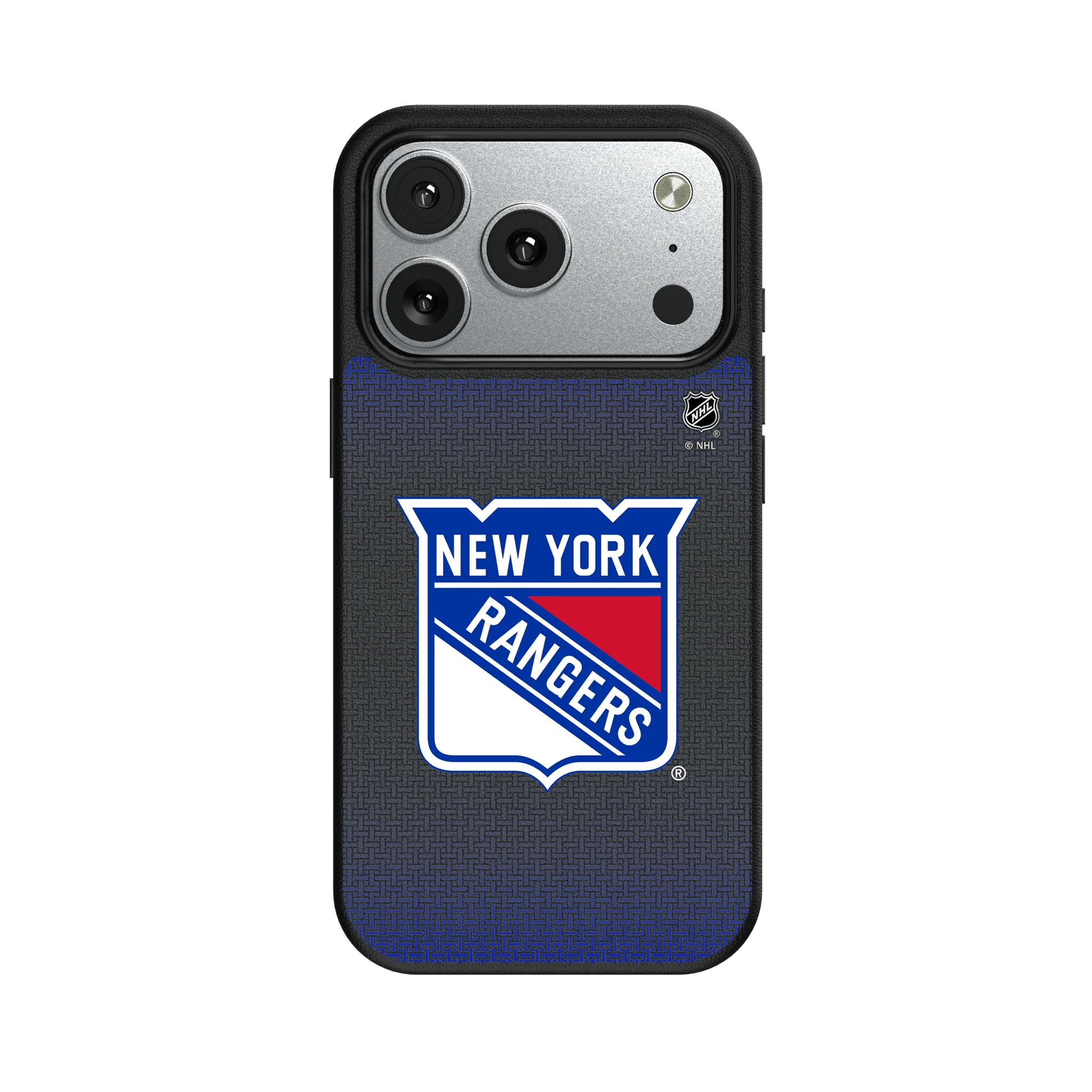New York Rangers Linen iPhone MagSafe Compatible Phone Case for Apple iPhone#Device_iPhone 17 Pro
