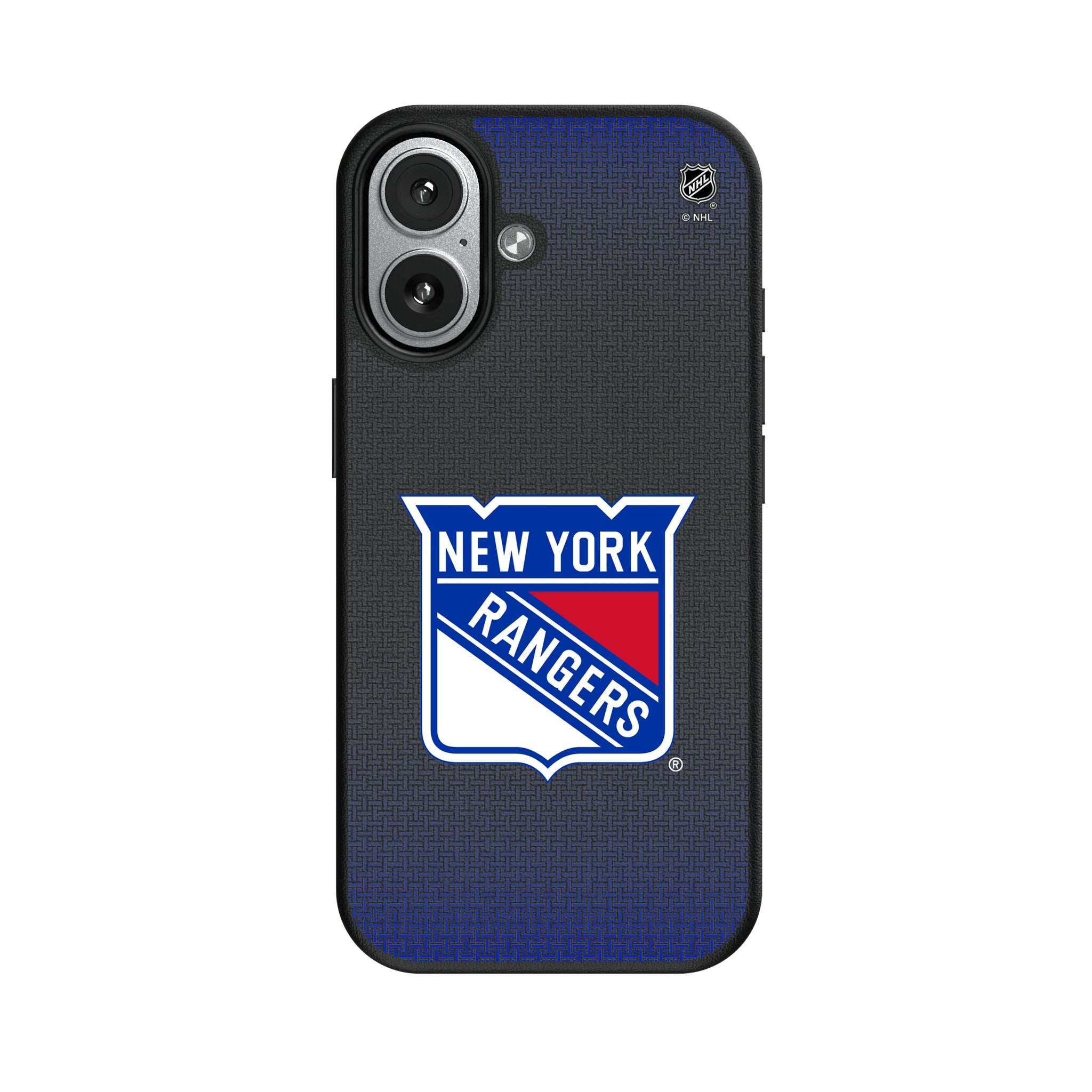 New York Rangers Linen iPhone MagSafe Compatible Phone Case for Apple iPhone#Device_iPhone 17